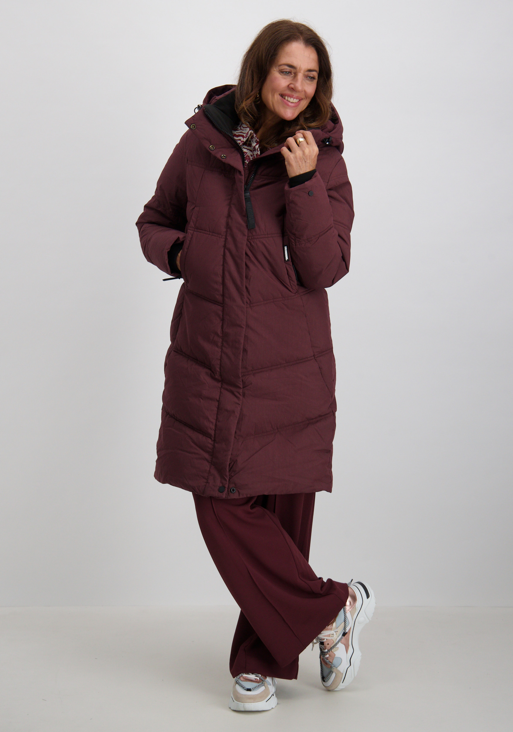 KHUJO Winterjas Graya 1253CO253 Bordeaux