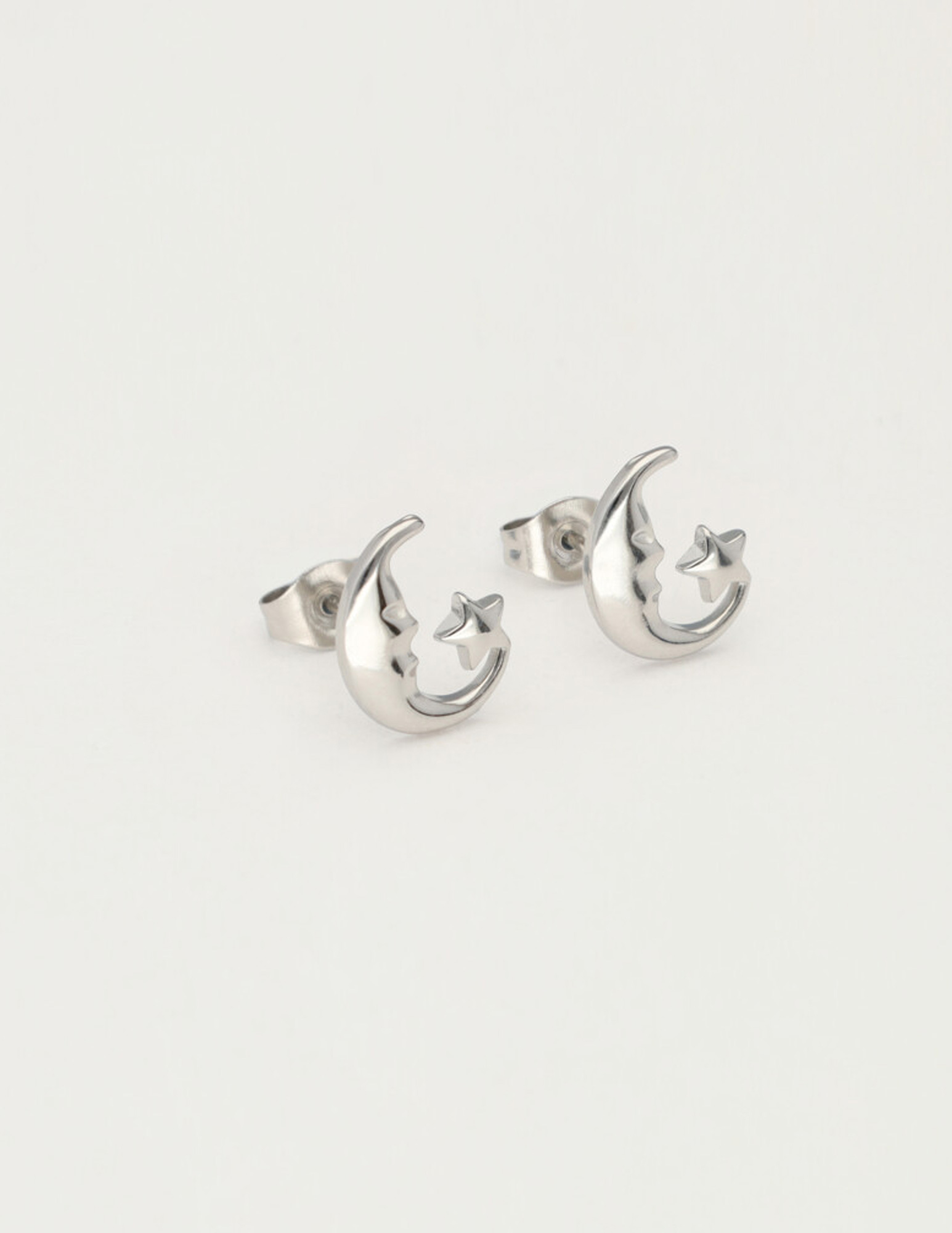 My Jewellery Studs maan en ster MJ12104 Zilver