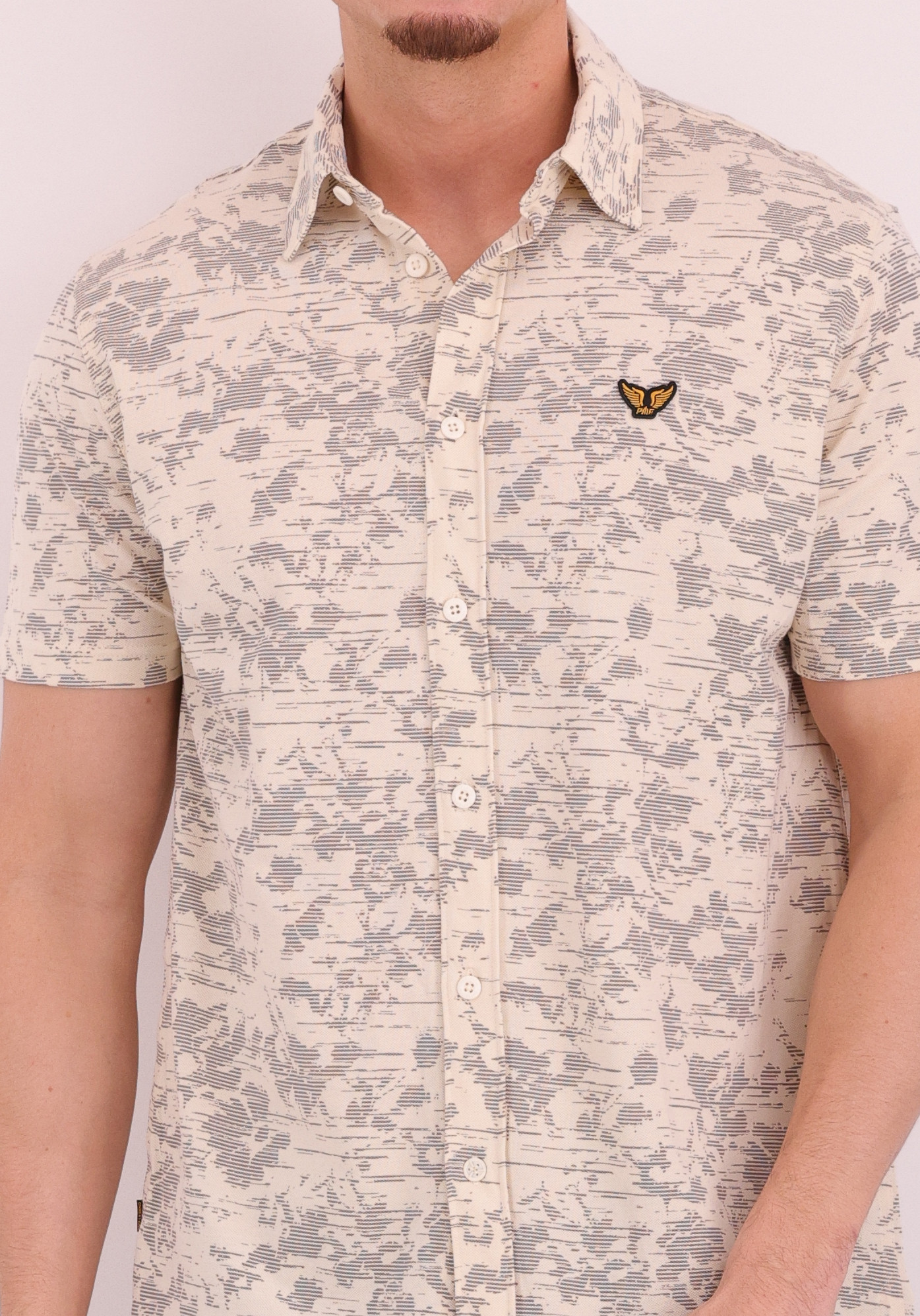 PME Legend Overhemd PSIS2603254 Ecru