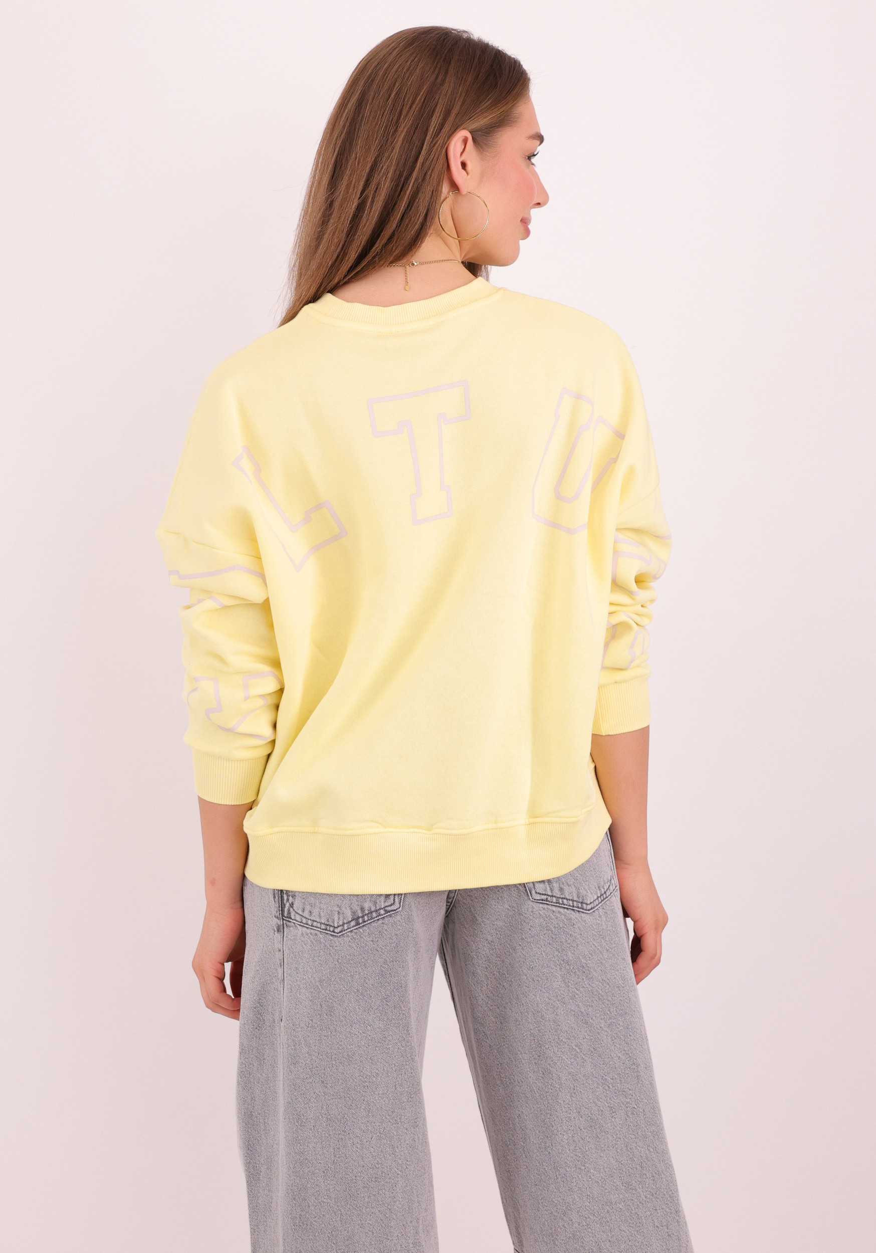 Culture Sweater Angela 50112921 Licht geel