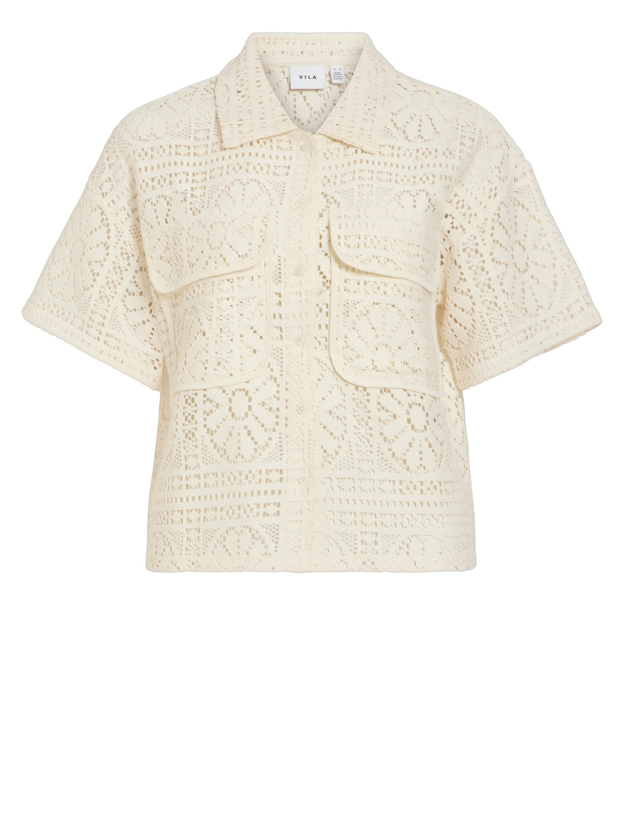 Vila Blouse Merinda 14114089 Wolwit-ecru