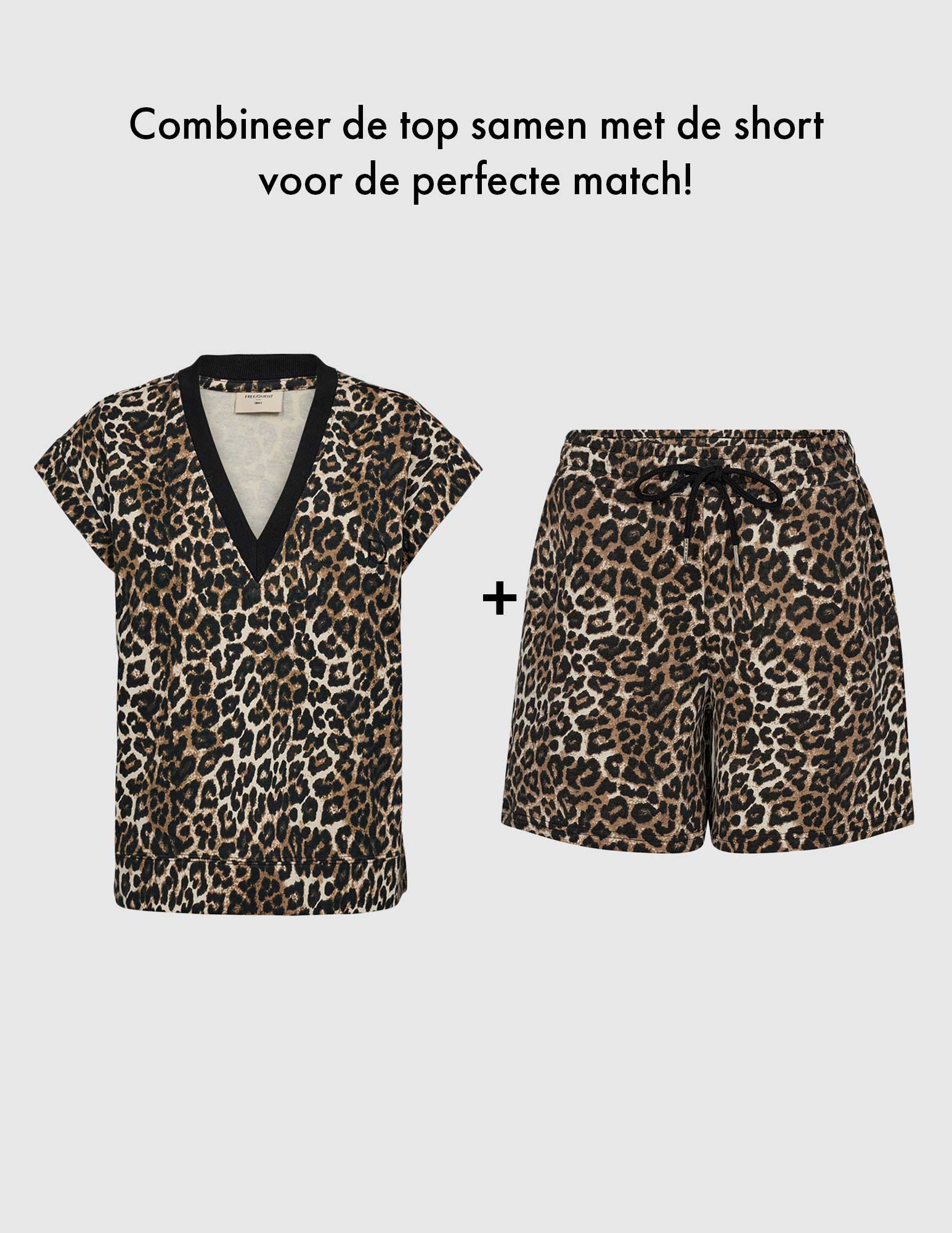 FREE|QUENT Korte broek Kassy 206000 Bruin