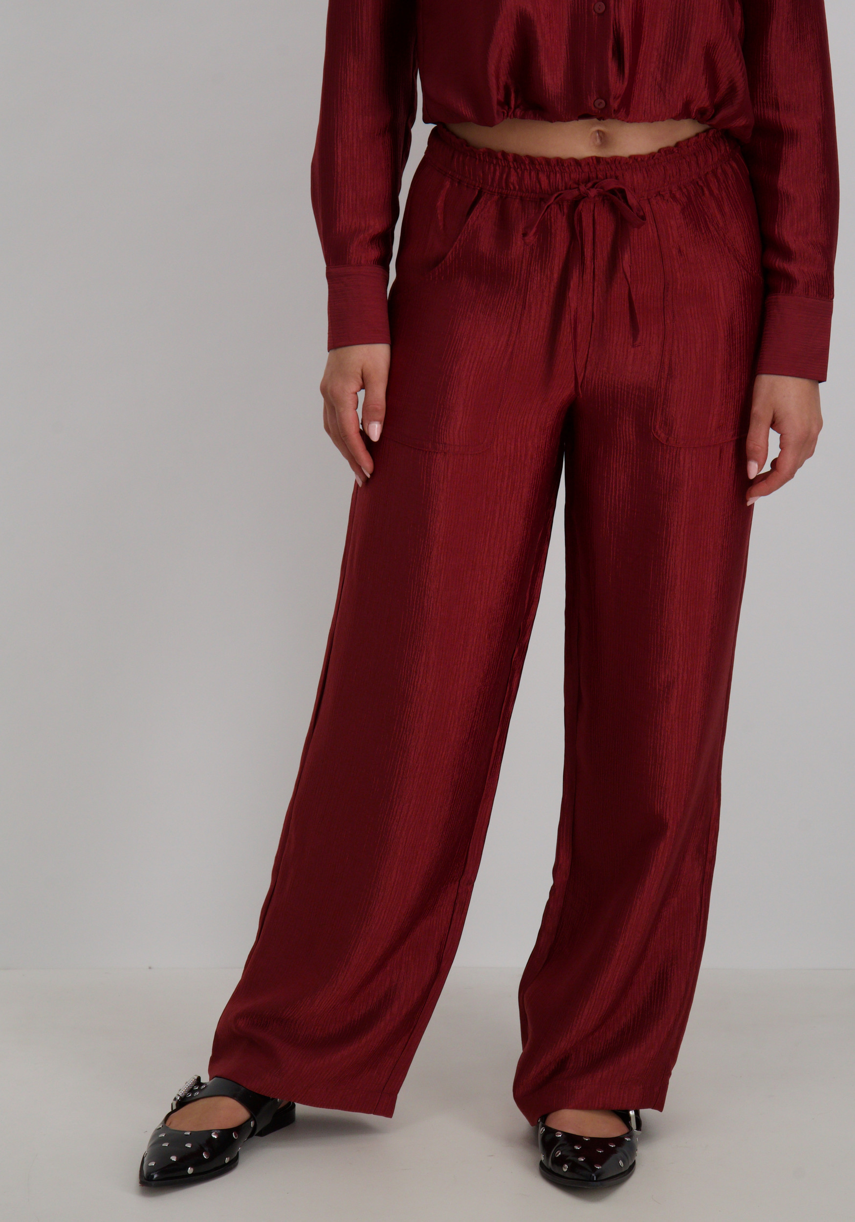 Vero moda Broek Toma 10329454 Bordeaux