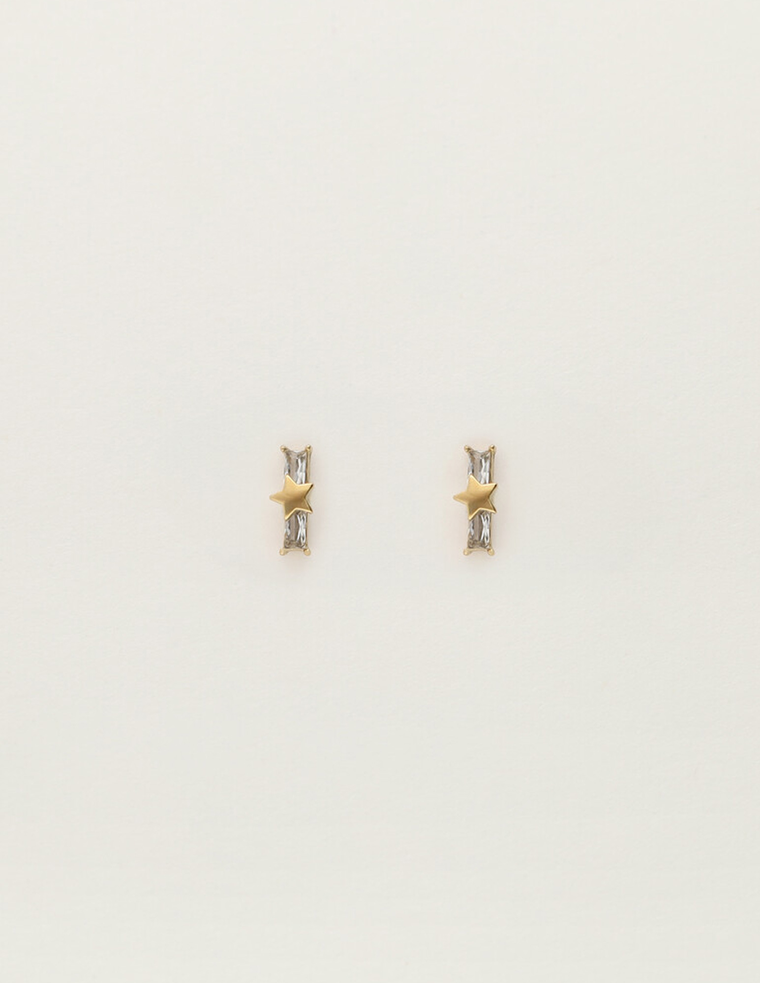 My Jewellery Studs ster met strass MJ12090 Goud
