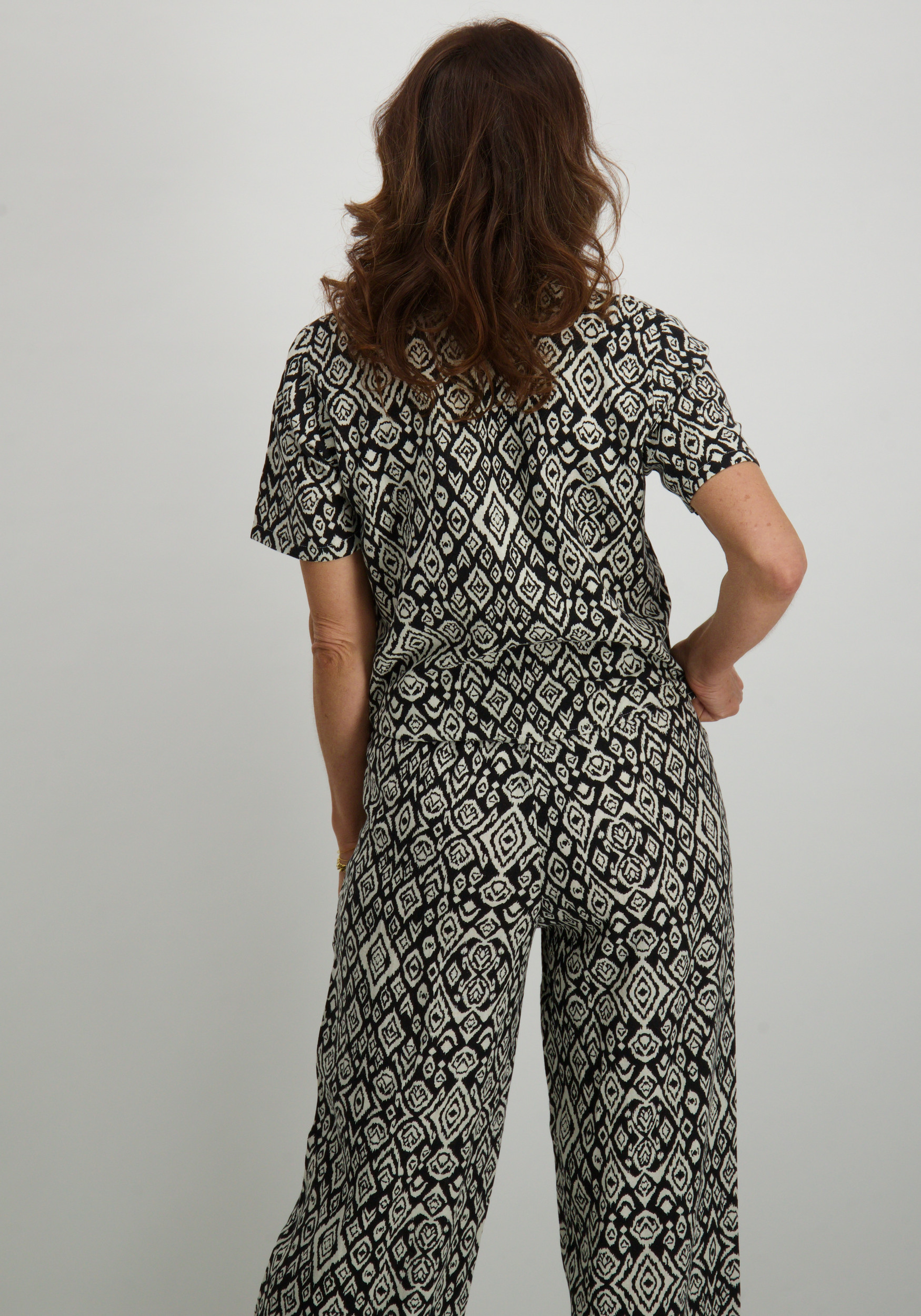 Ichi Blouse Linno 20122921 Zwart