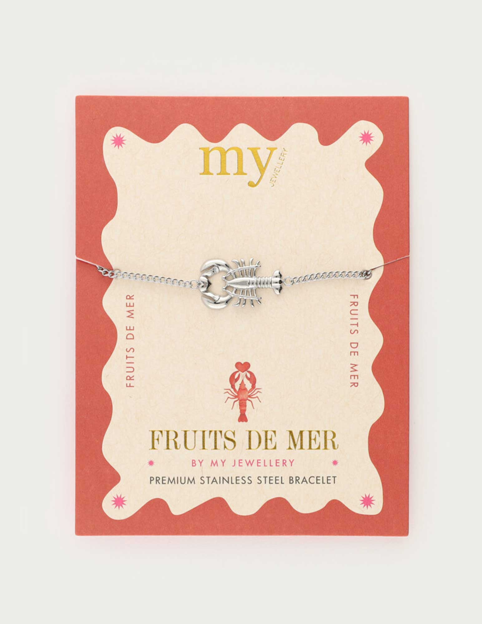 My Jewellery Lobster armband MJ13042 Zilver