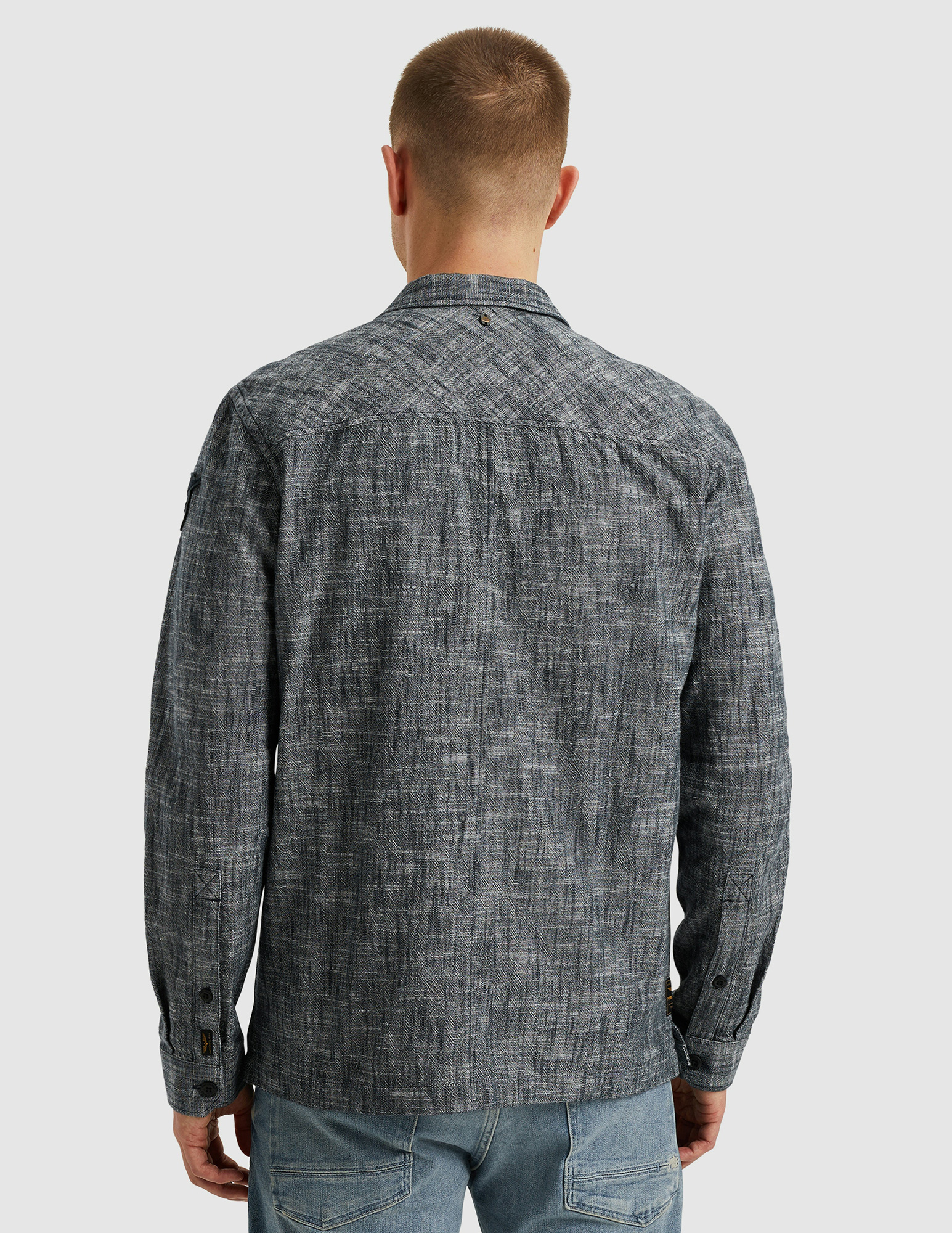 PME Legend Overshirt PSI2502228 Donker blauw