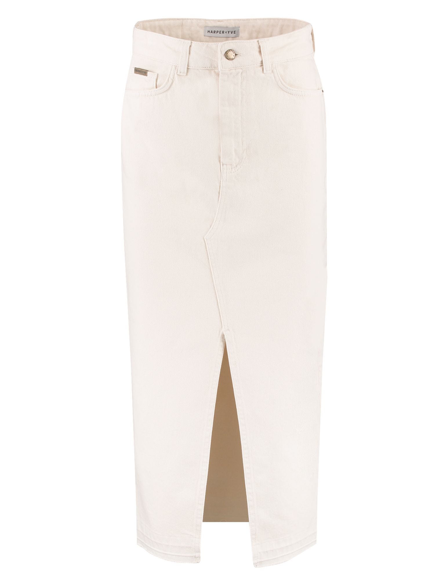 Harper & Yve Denim rok Yve HS24X002 Wolwit-ecru