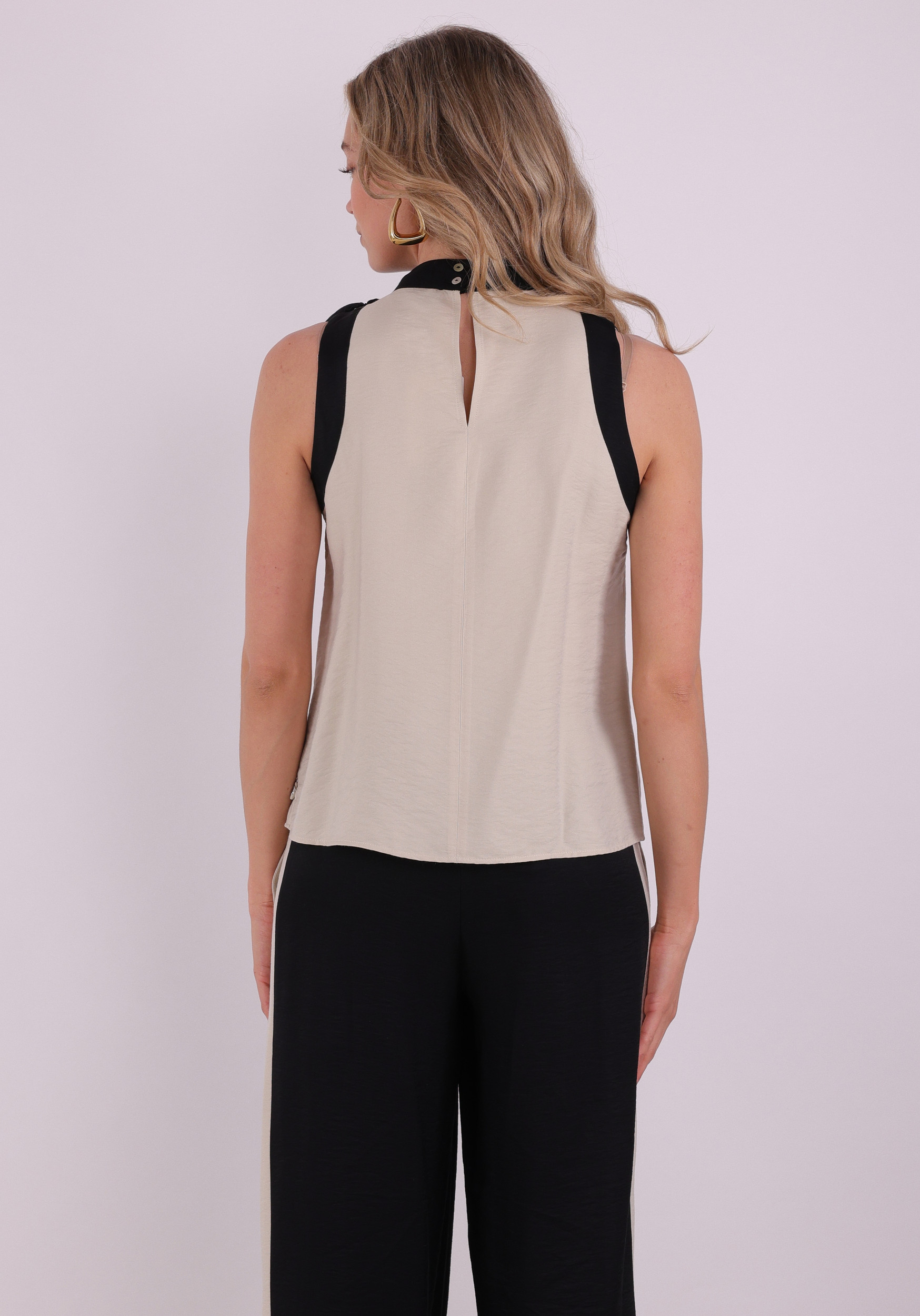 Jansen Amsterdam Top PAISLEY SS26 Zwart