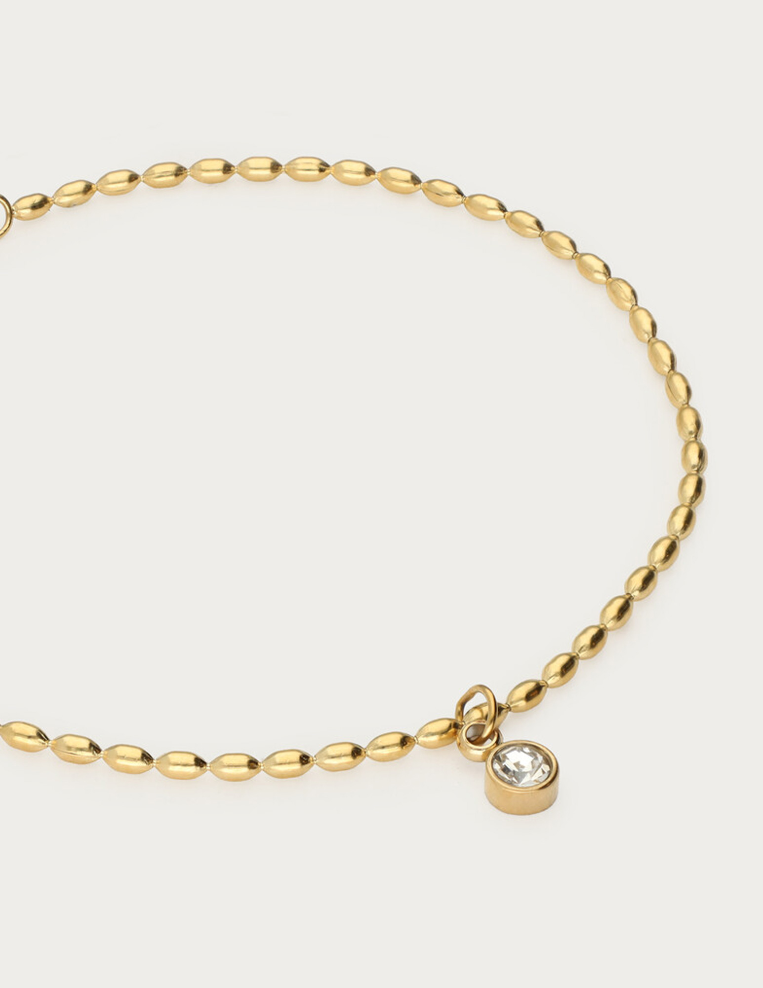 My Jewellery Armband met mini strass bedel MJ14836 Goud