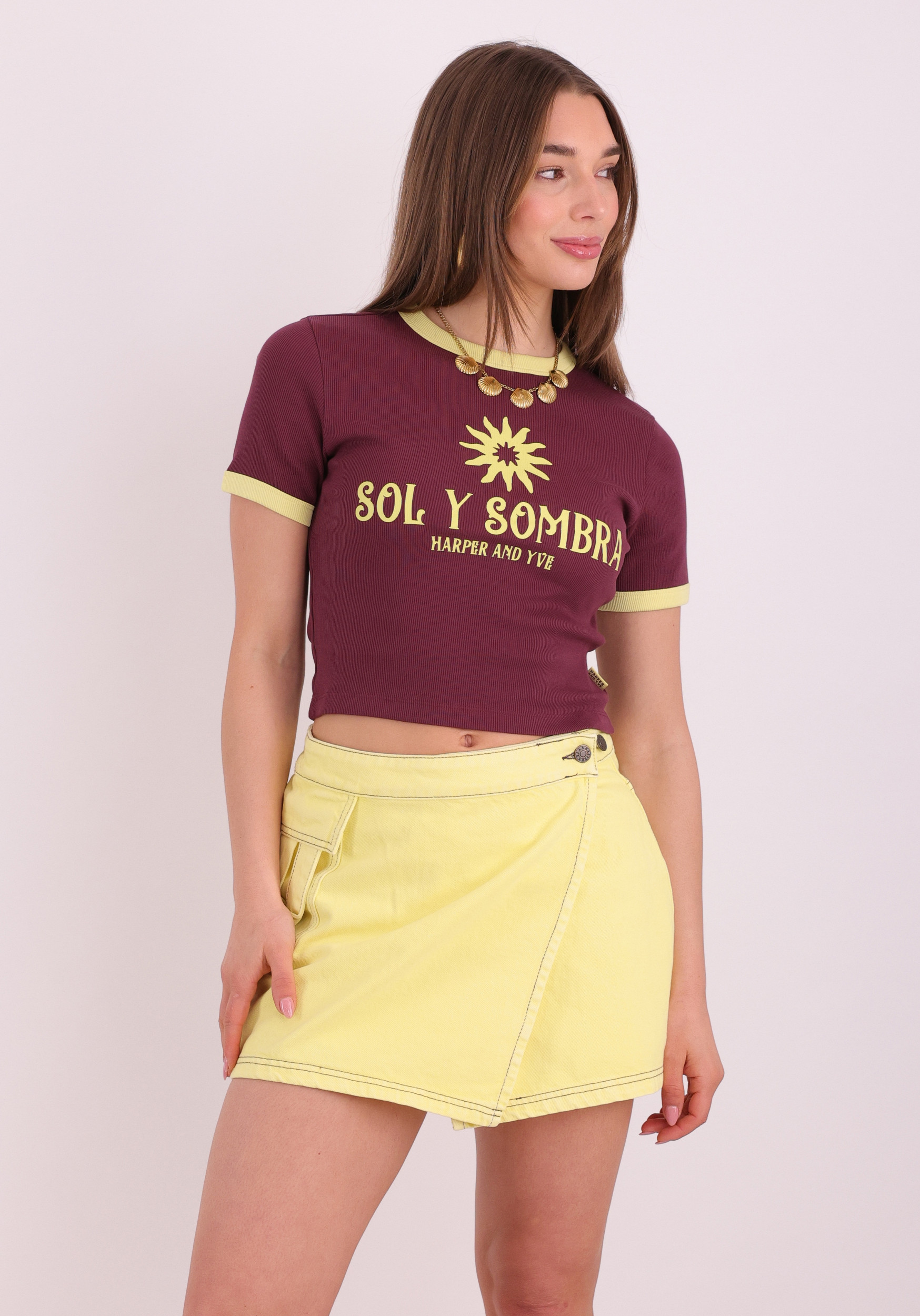 Harper & Yve Top Sombra HS6Y309 Paars