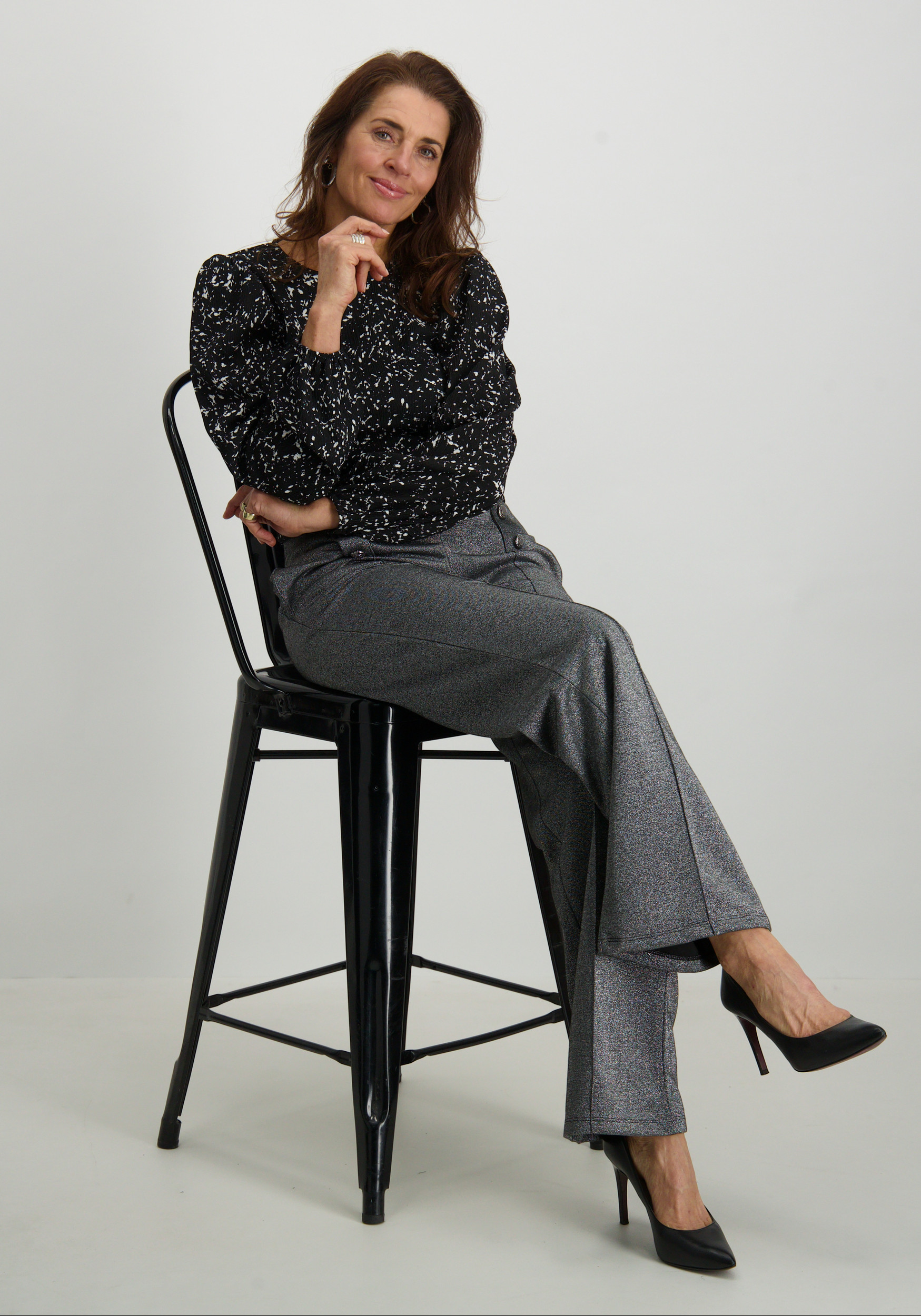 Vila Blouse Peffi 14093121 Zwart