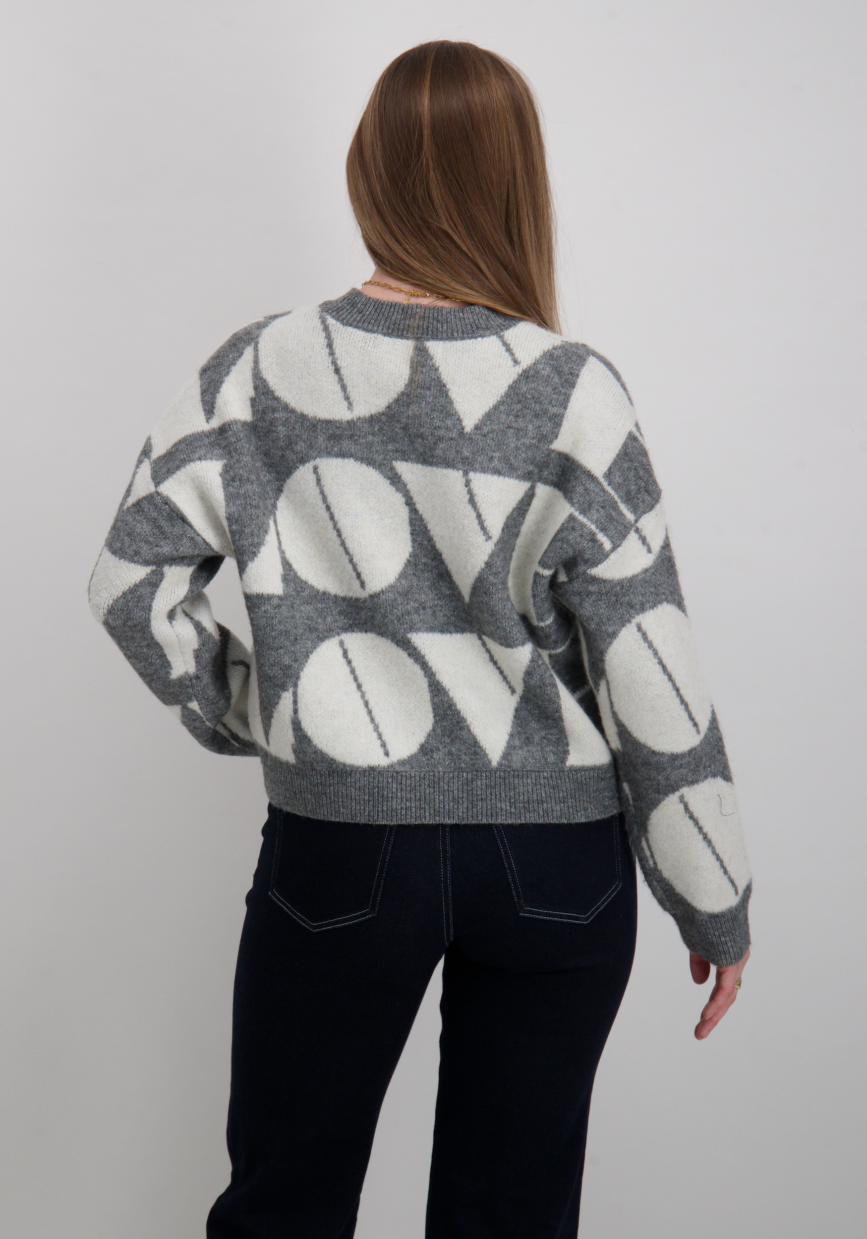 Vero moda Trui Love 10331432 Midden grijs