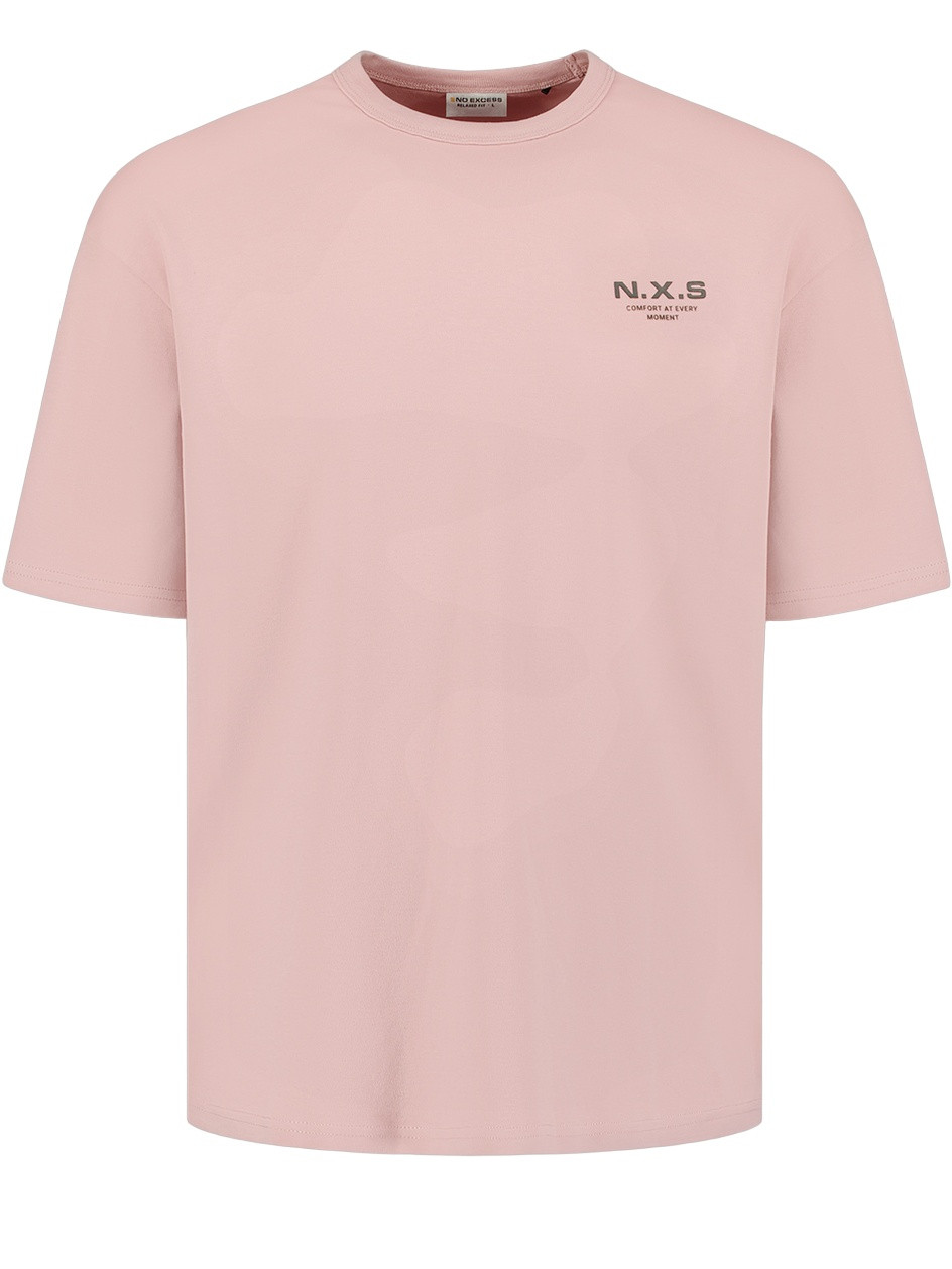 No Excess T-shirt interlock 31340212 Licht rose