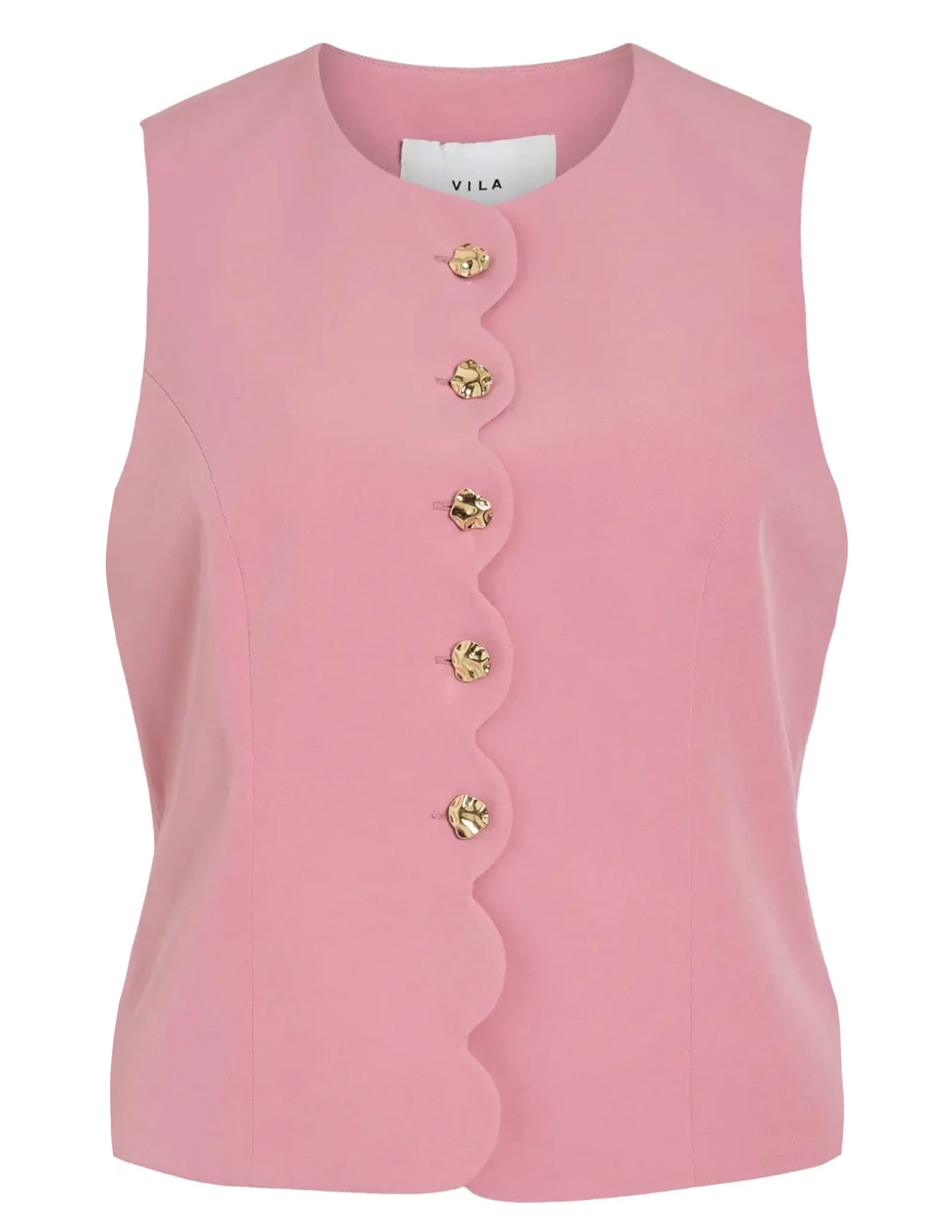Vila Gilet Iris 14115310 Roze
