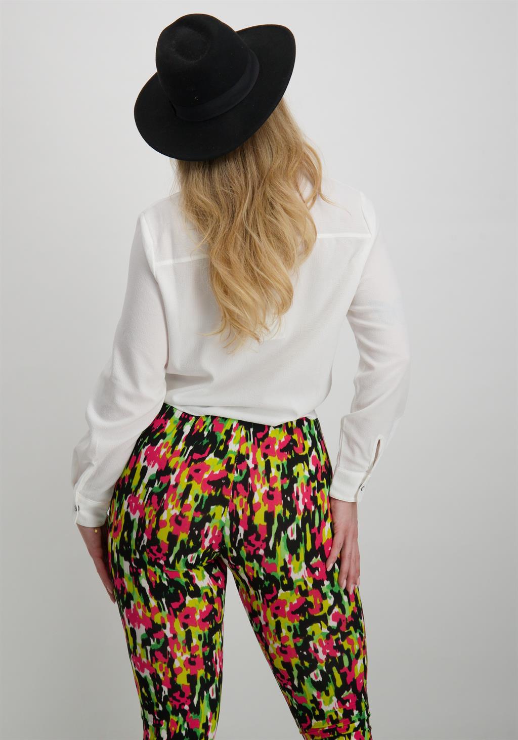 Only Blouse Lecey gestreept 15195910 Wolwit-ecru