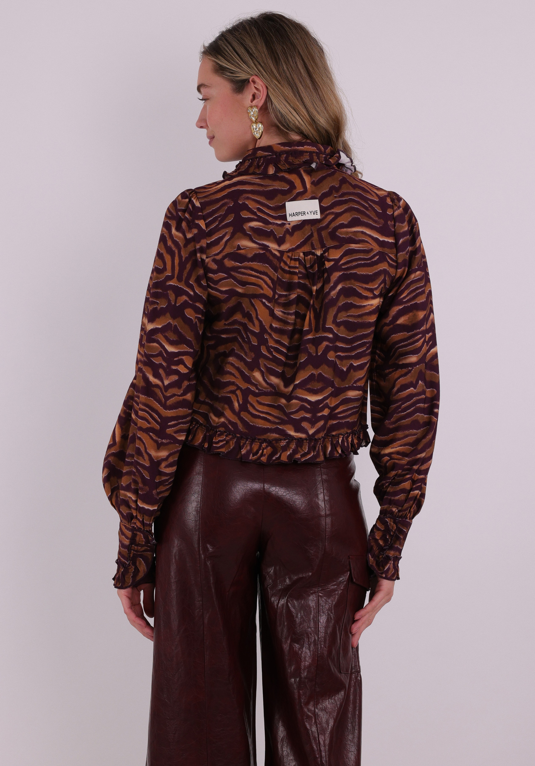 Harper & Yve Blouse Ellie SS6P600 Bruin