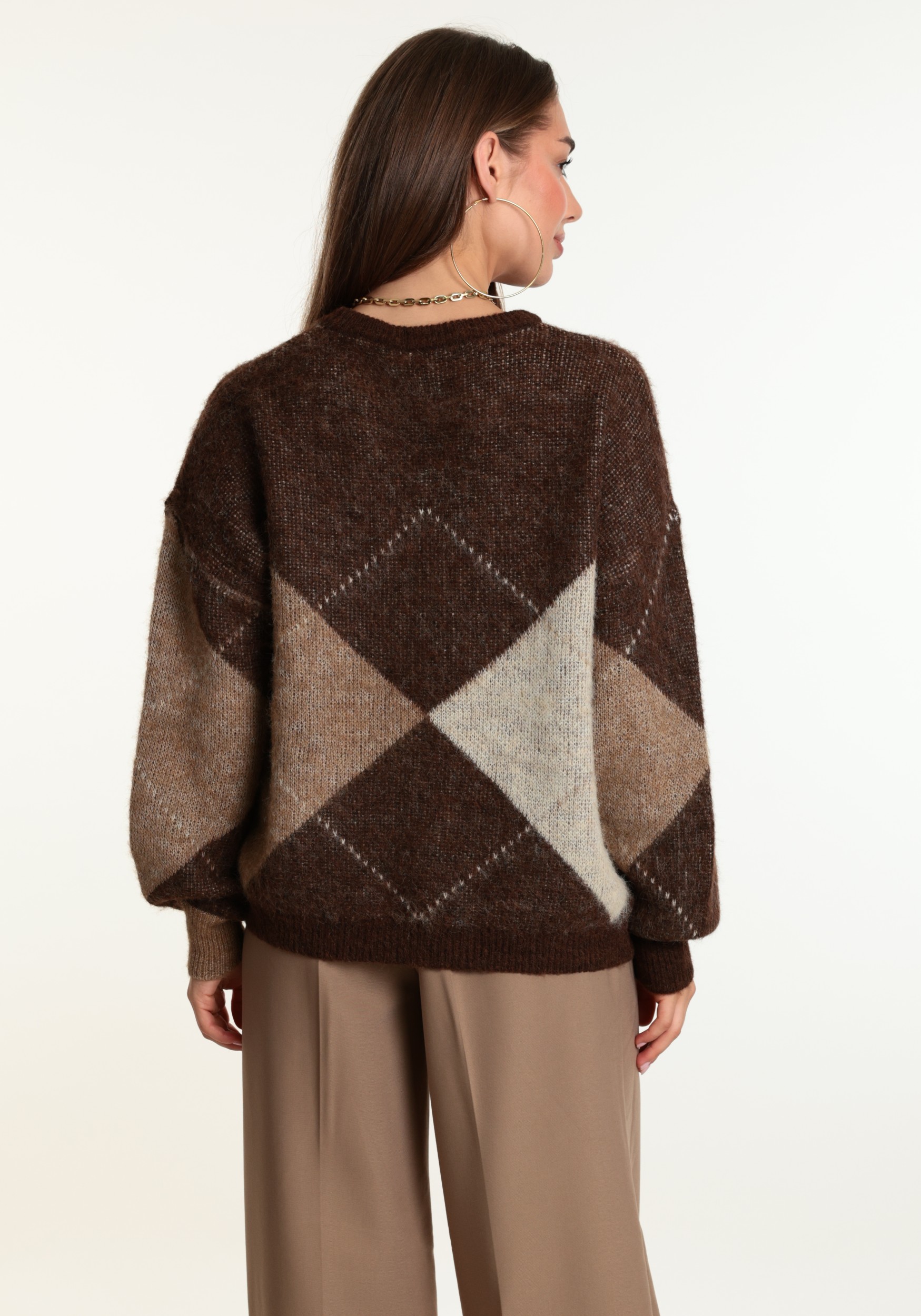 ONLY Trui Noeme 15353226 Midden bruin