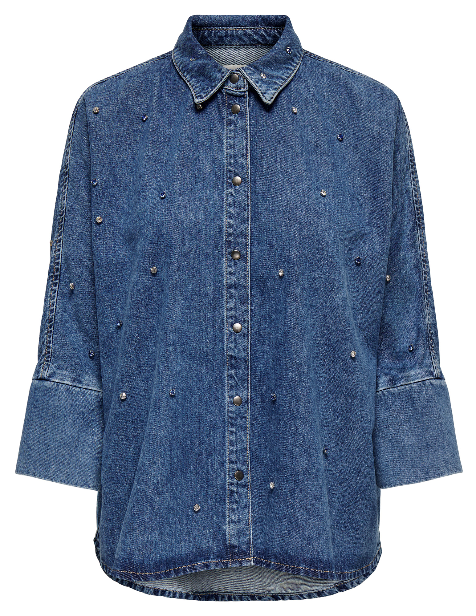 Only Denim blouse Grace 15307936 Jeans blauw