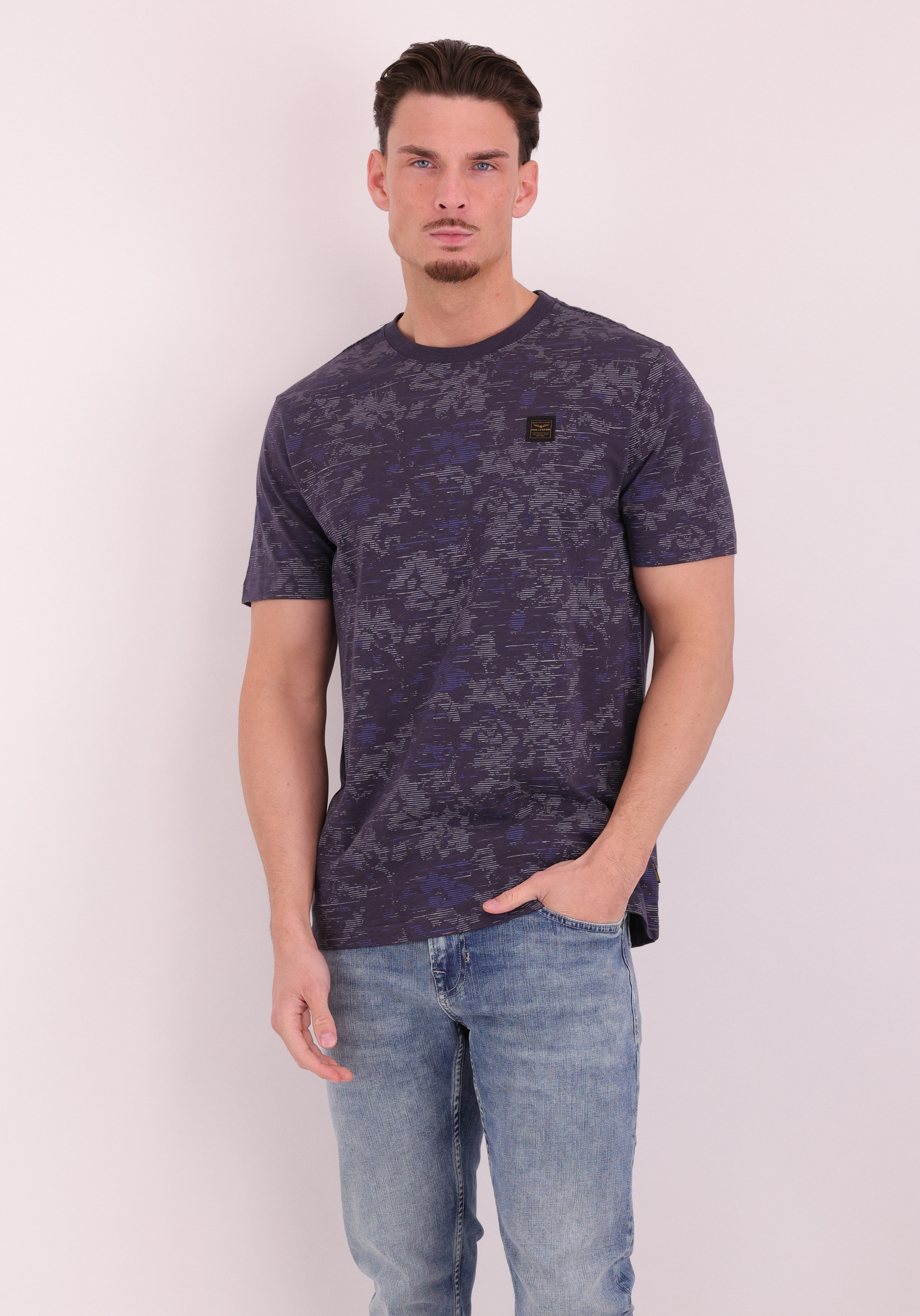PME Legend T-shirt PTSS2603574 Donker blauw