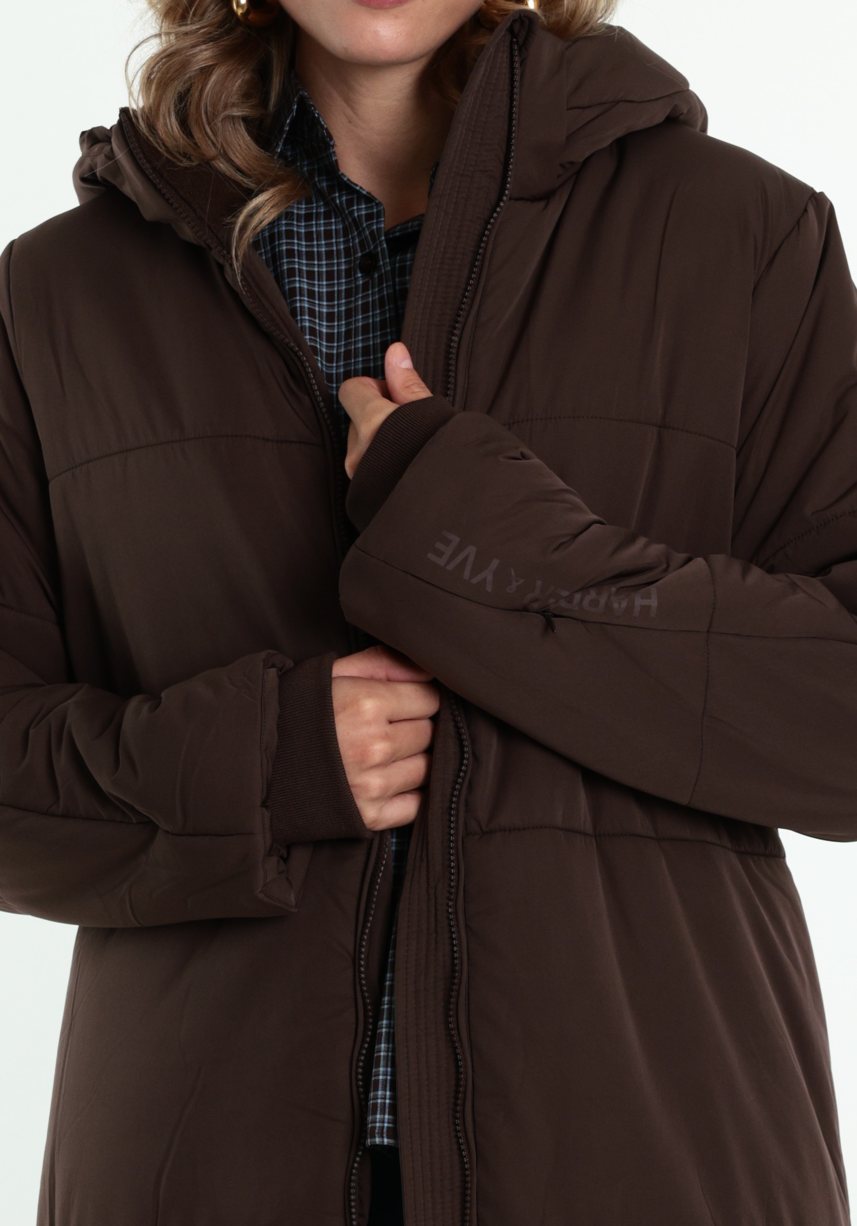 Harper & Yve Winterjas Jenny AW6N221 Donker bruin