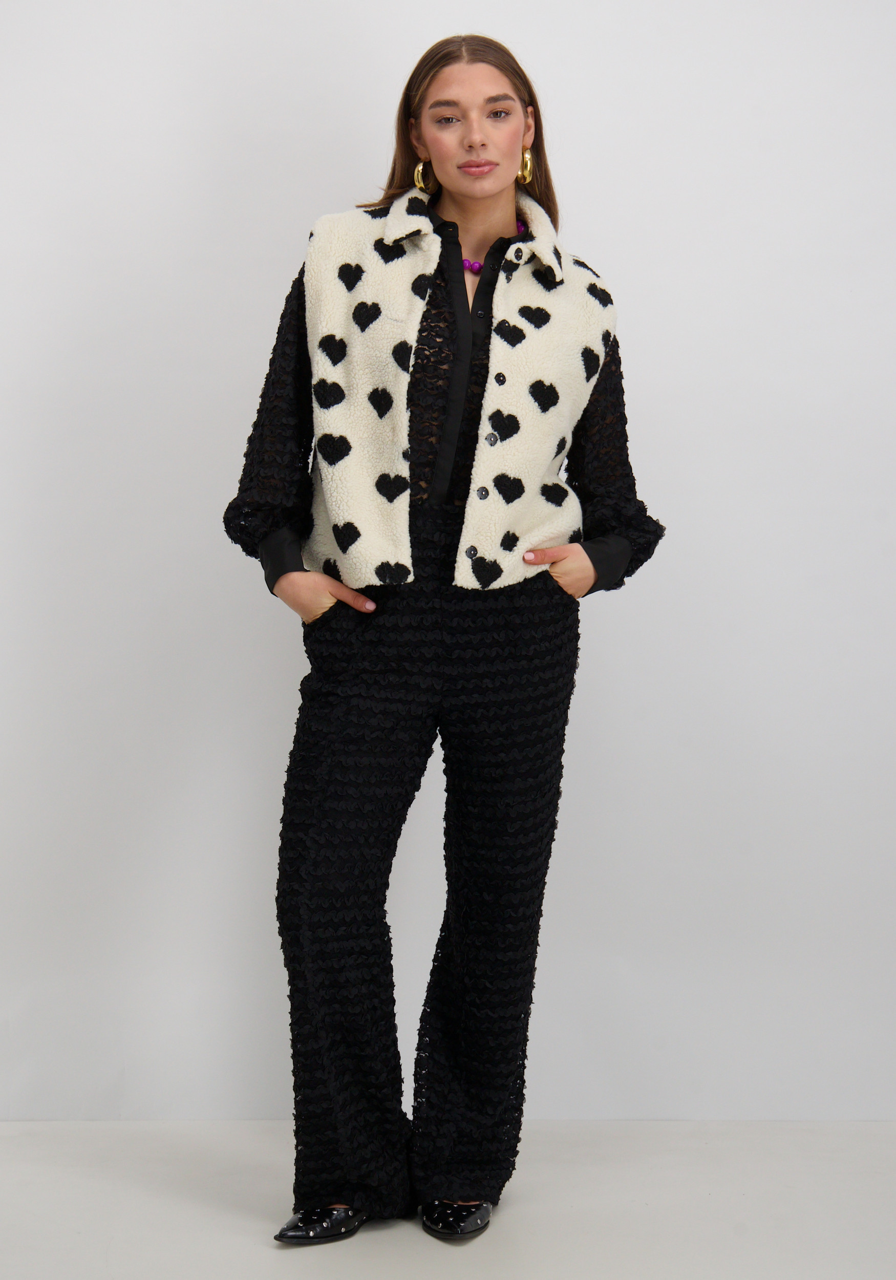 Amaya Amsterdam Broek Glace Zwart