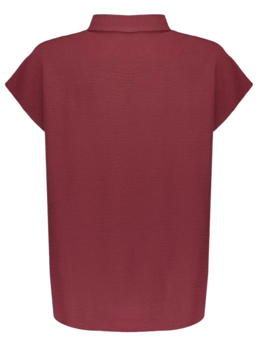 Geisha Blouse Crincle 63140-21 Rood
