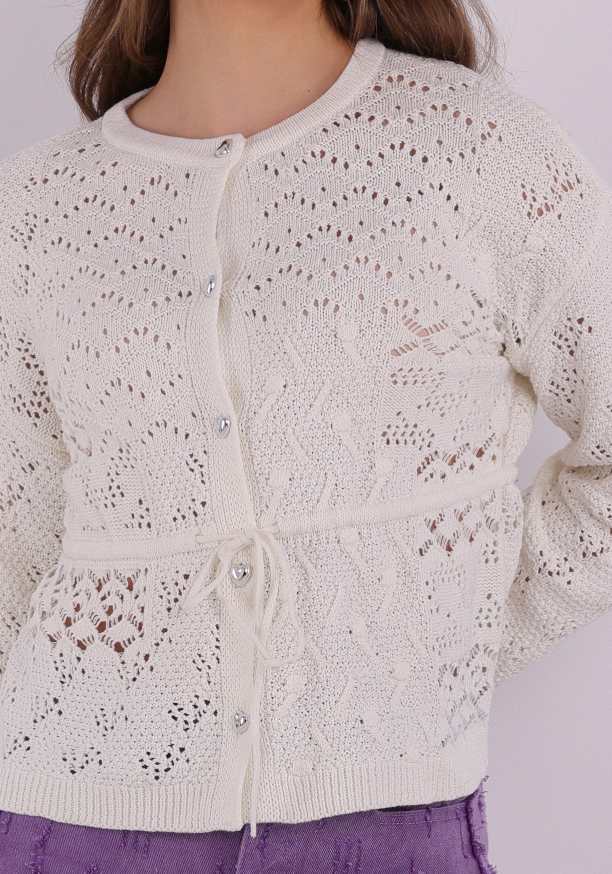 Only Vest Elke 15363046 Wolwit-ecru