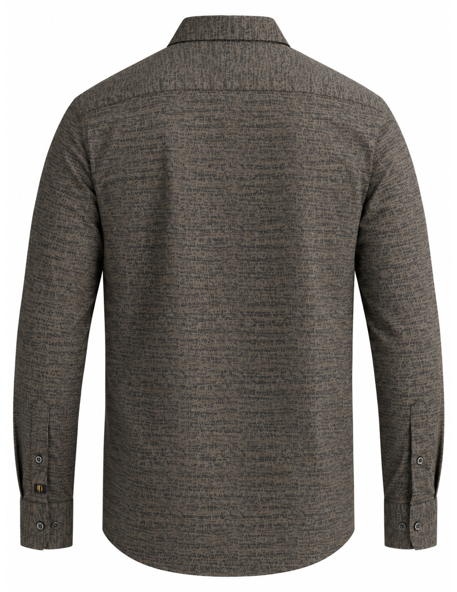 PME Legend Overhemd all-over print PSI2609250 Donker groen