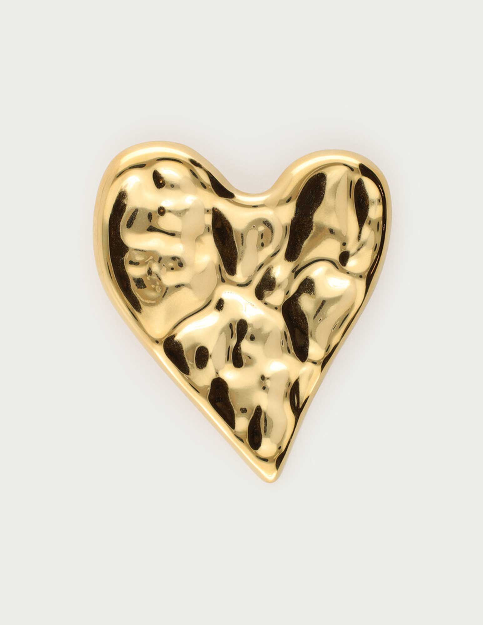 My Jewellery Big heart broche MJ13588 Goud