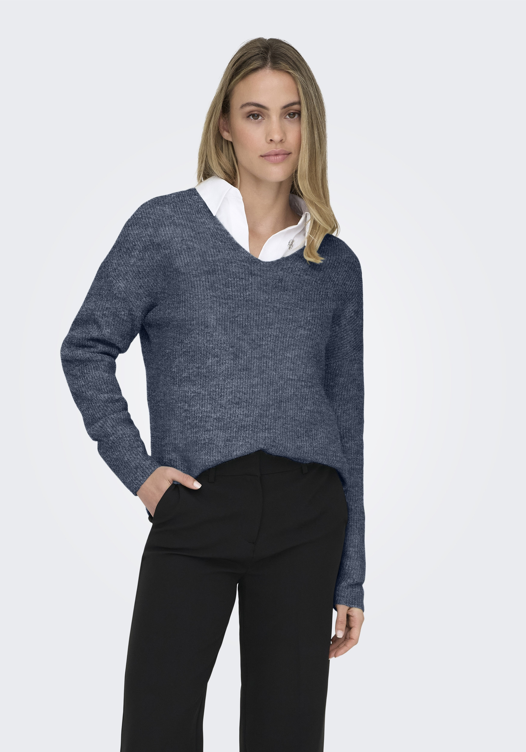Only Trui Camilla 15204588 Raf blauw