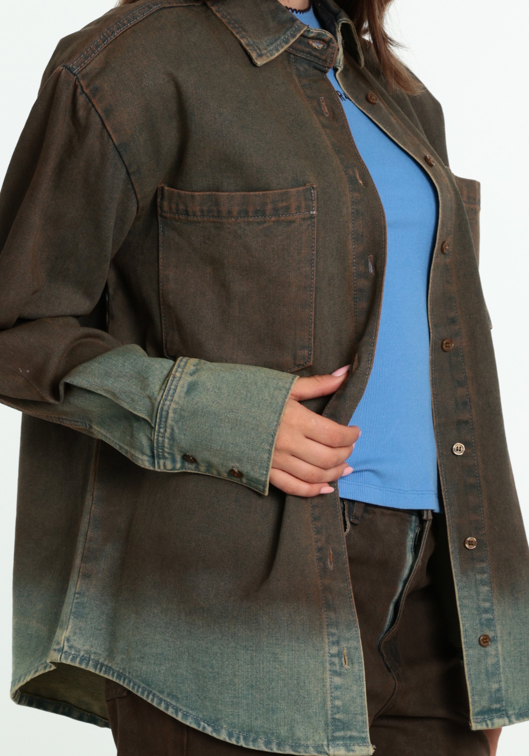Refined Department Blouse Naro R2608973031 Blauw