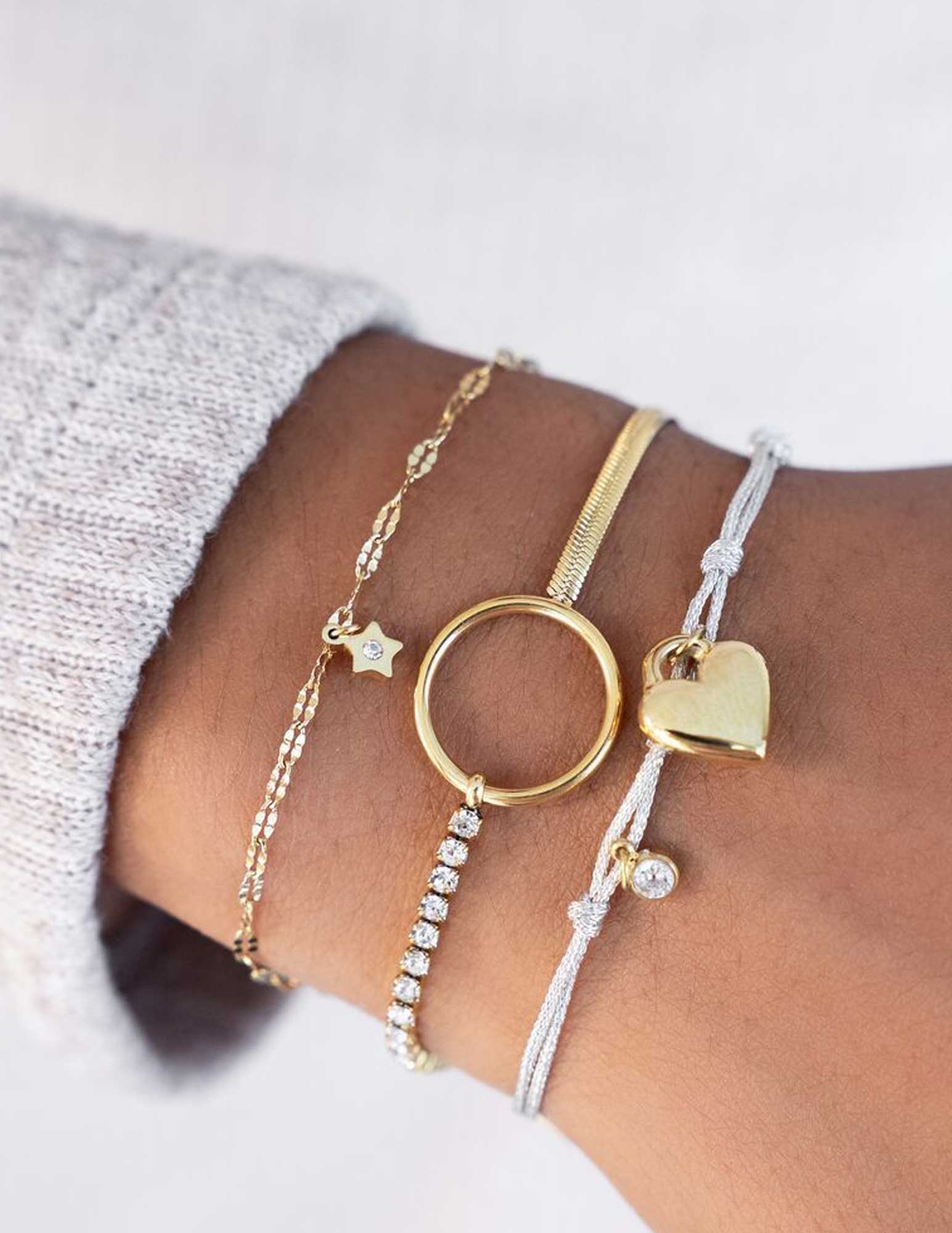 My Jewellery Armband met kleine ster MJ09364 Goud