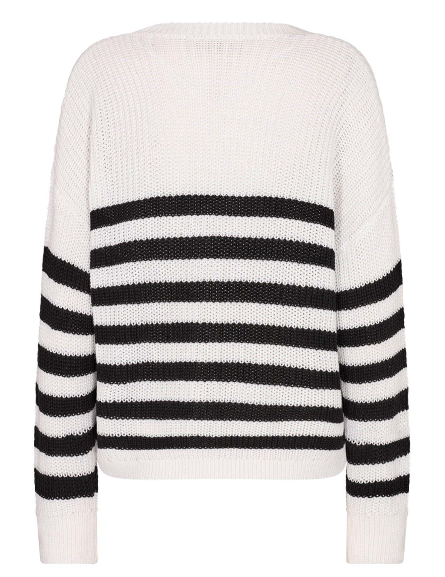 FREE|QUENT Vest Iben gestreept 202668 Wit