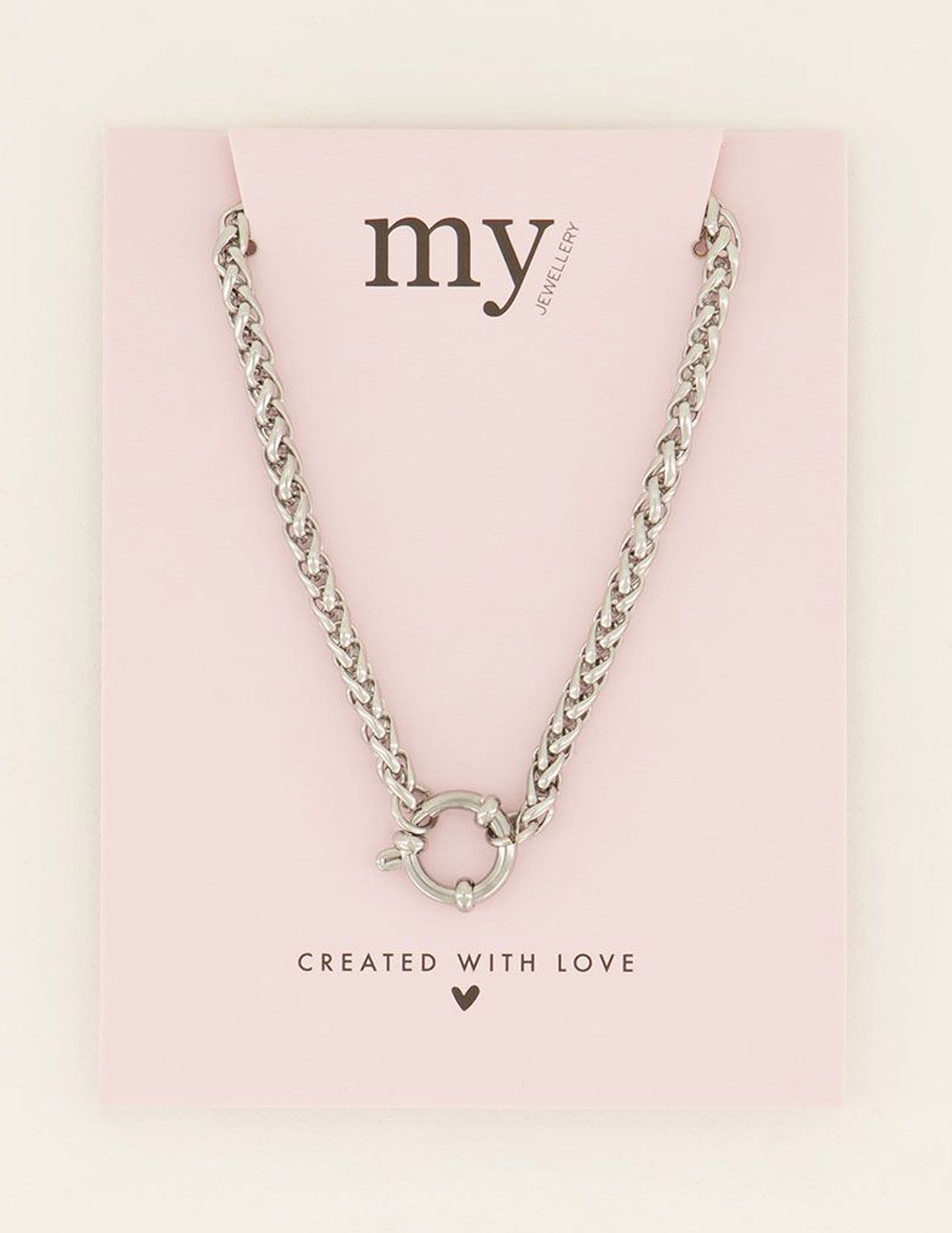 My Jewellery Ketting gedraaide schakels MJ08319 Zilver