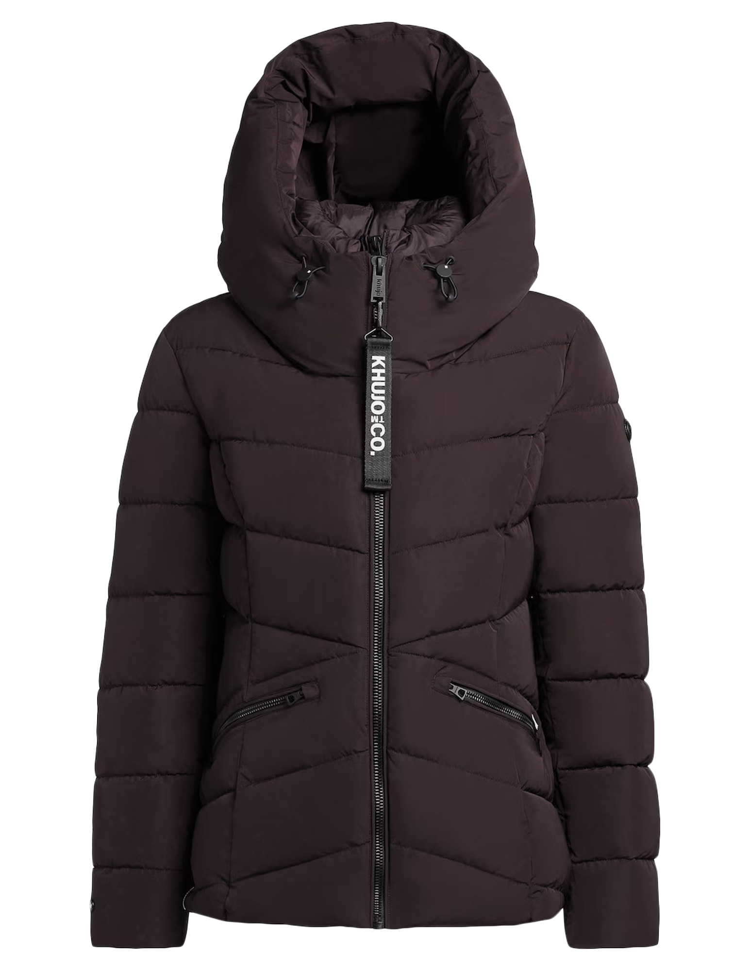 KHUJO Winterjas Hersch 1095JK253 Donker Paars