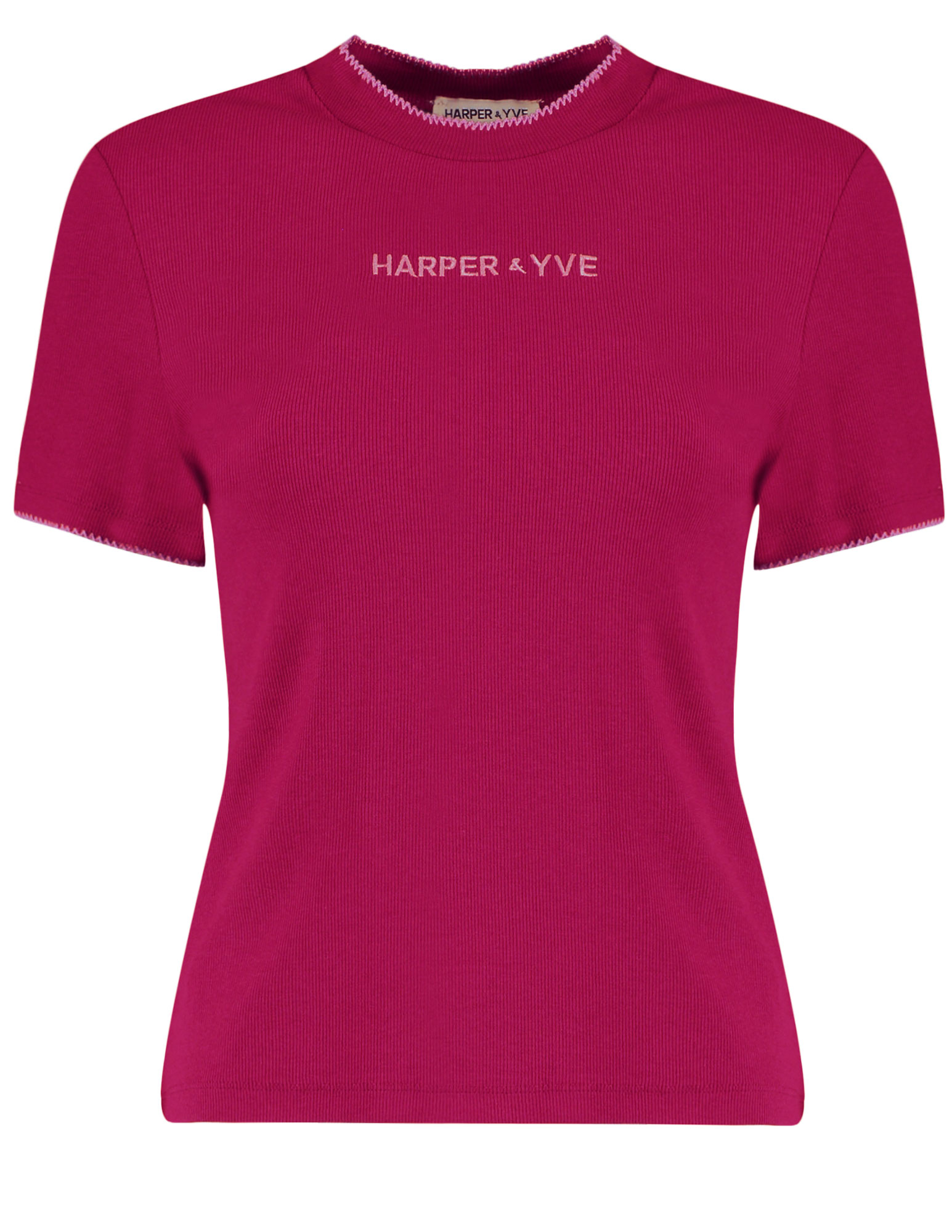 Harper & Yve Top Cammy SS6P408 Donker rose