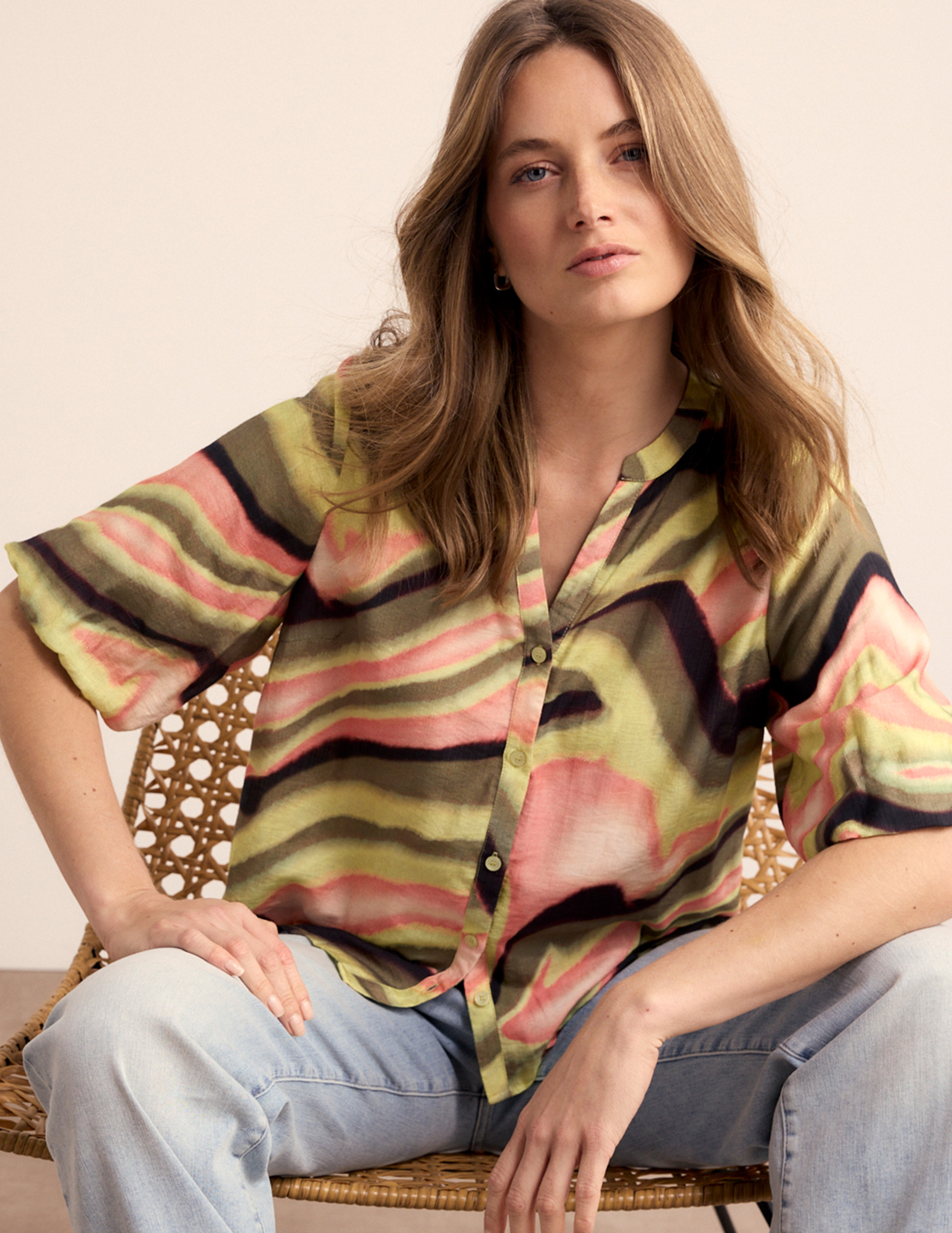 Tramontana Blouse Sunset Desert C18-19-301 Multi