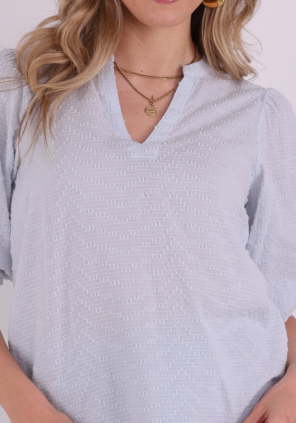 Kaffe Clothing Blouse Penelope 10511436 Licht blauw