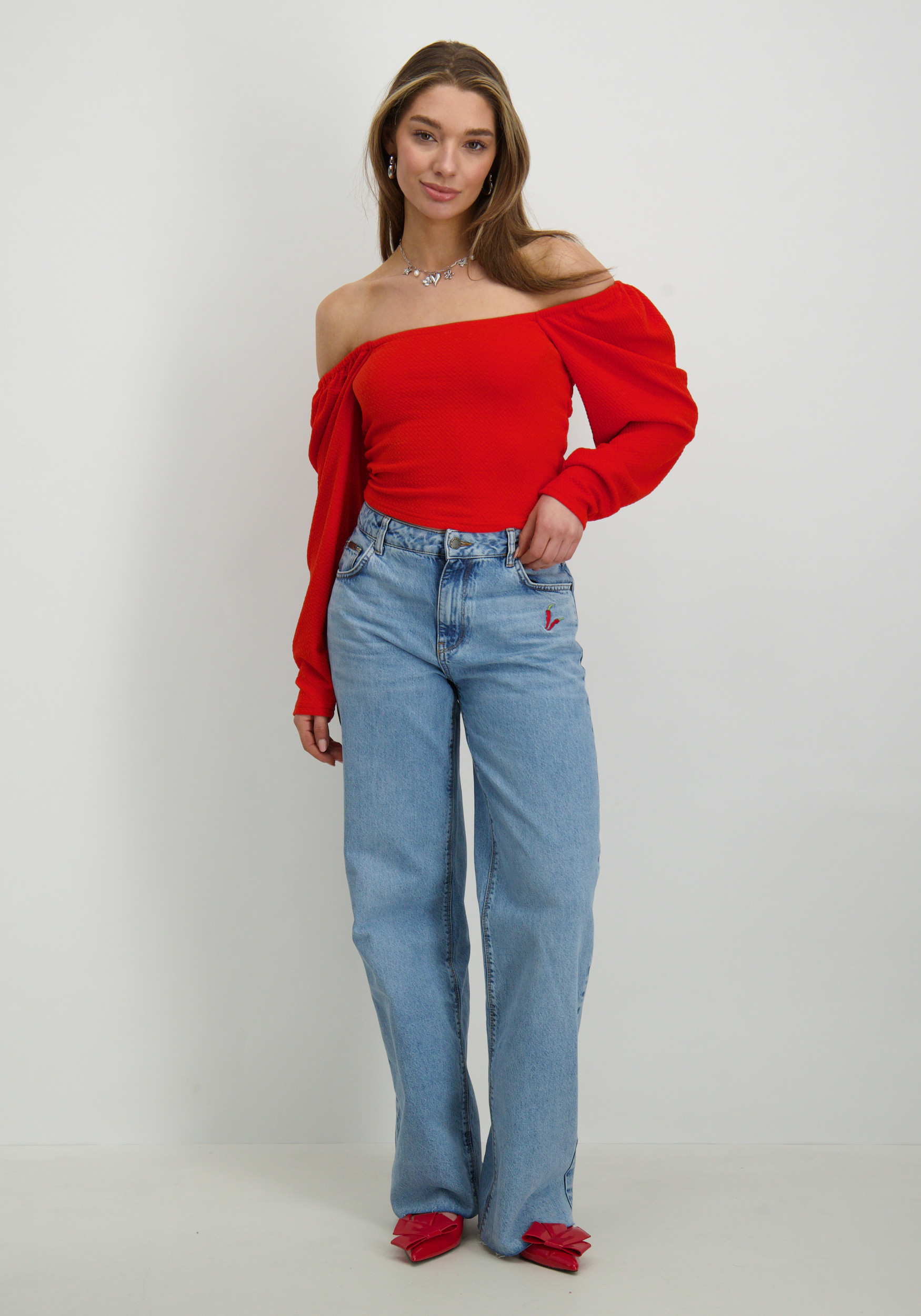 Refined Department Top Cherry R2502528615 Rood