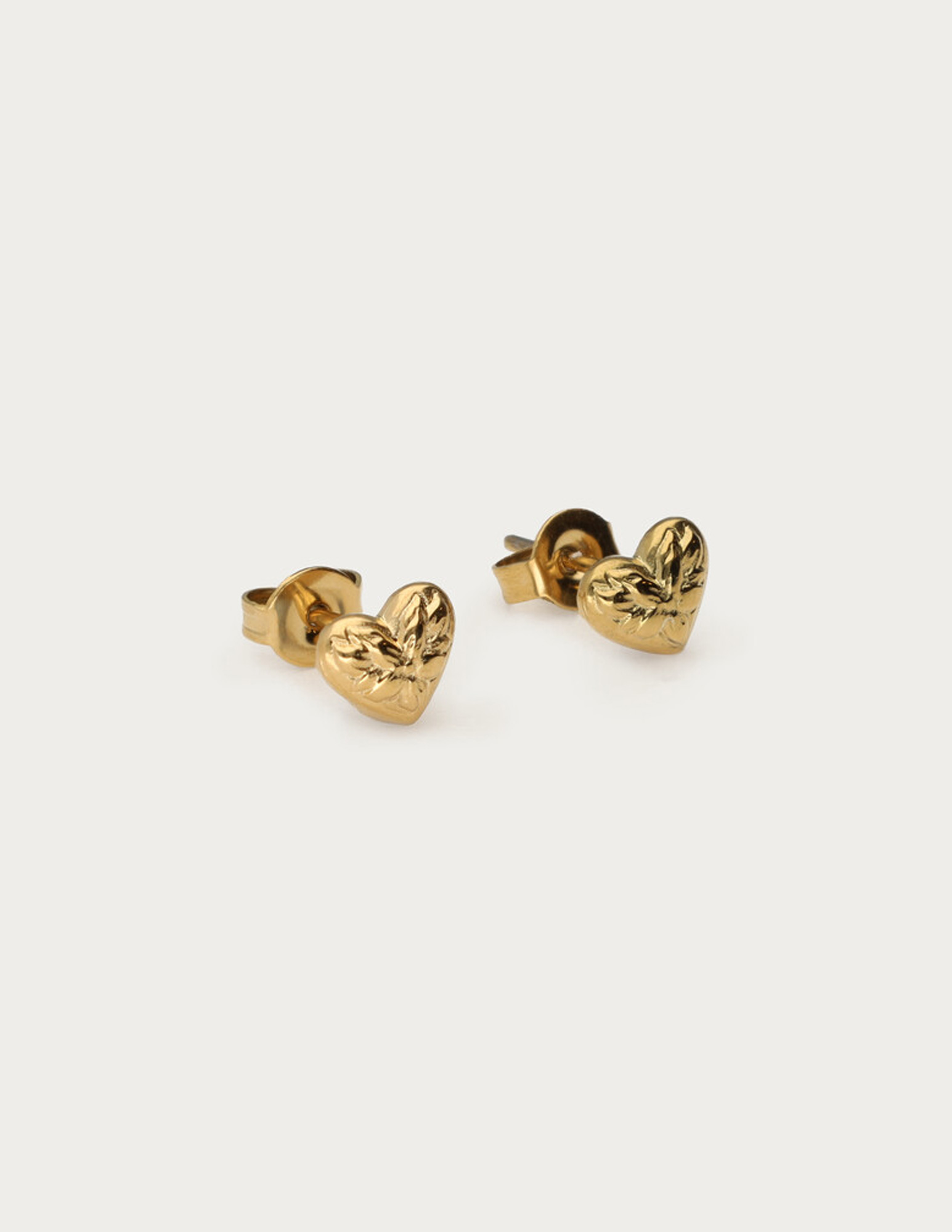My Jewellery Botanical studs bloemen hart mini MJ13863 Goud