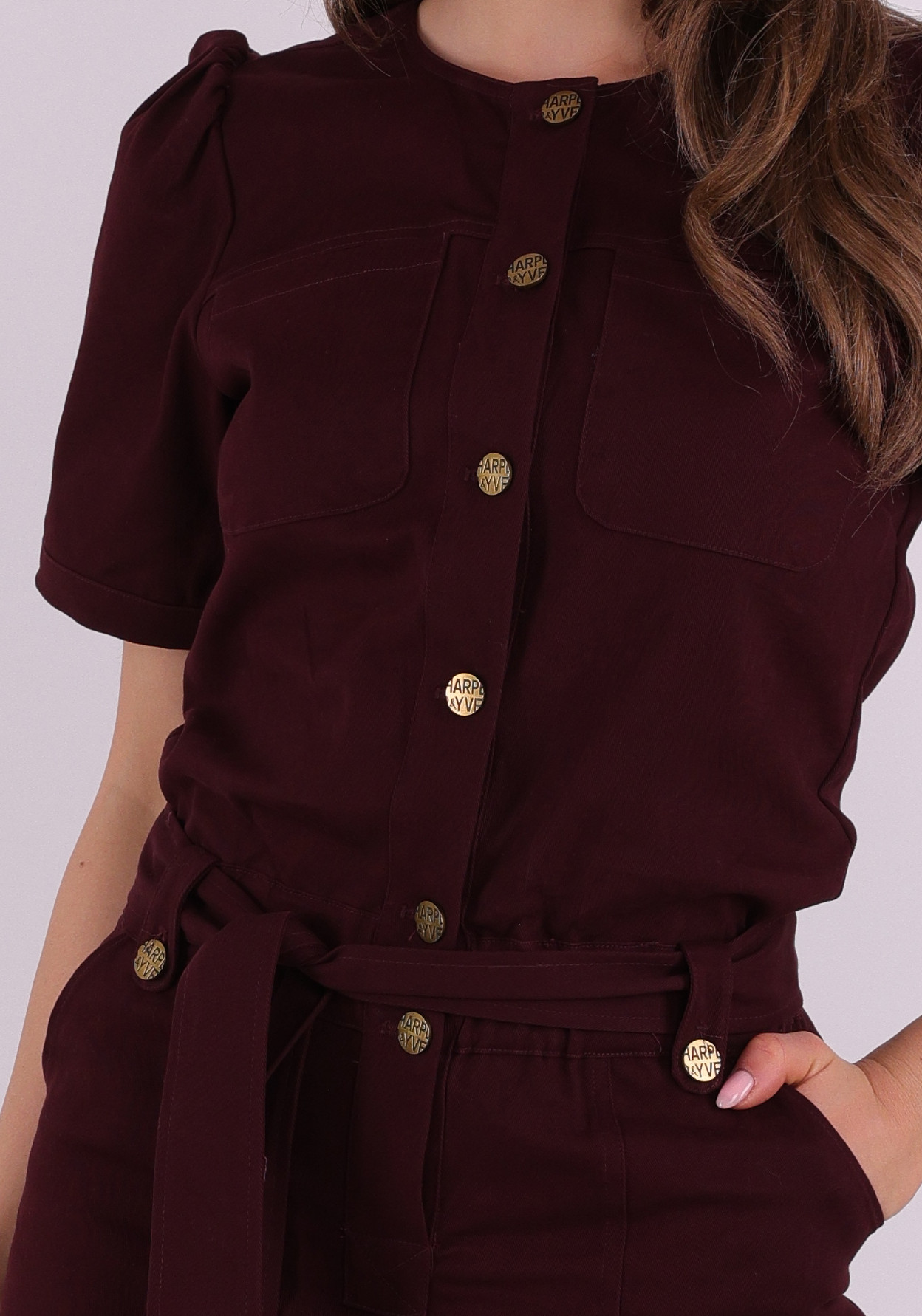 Harper & Yve Jumpsuit Yael SS6P701 Donker Paars