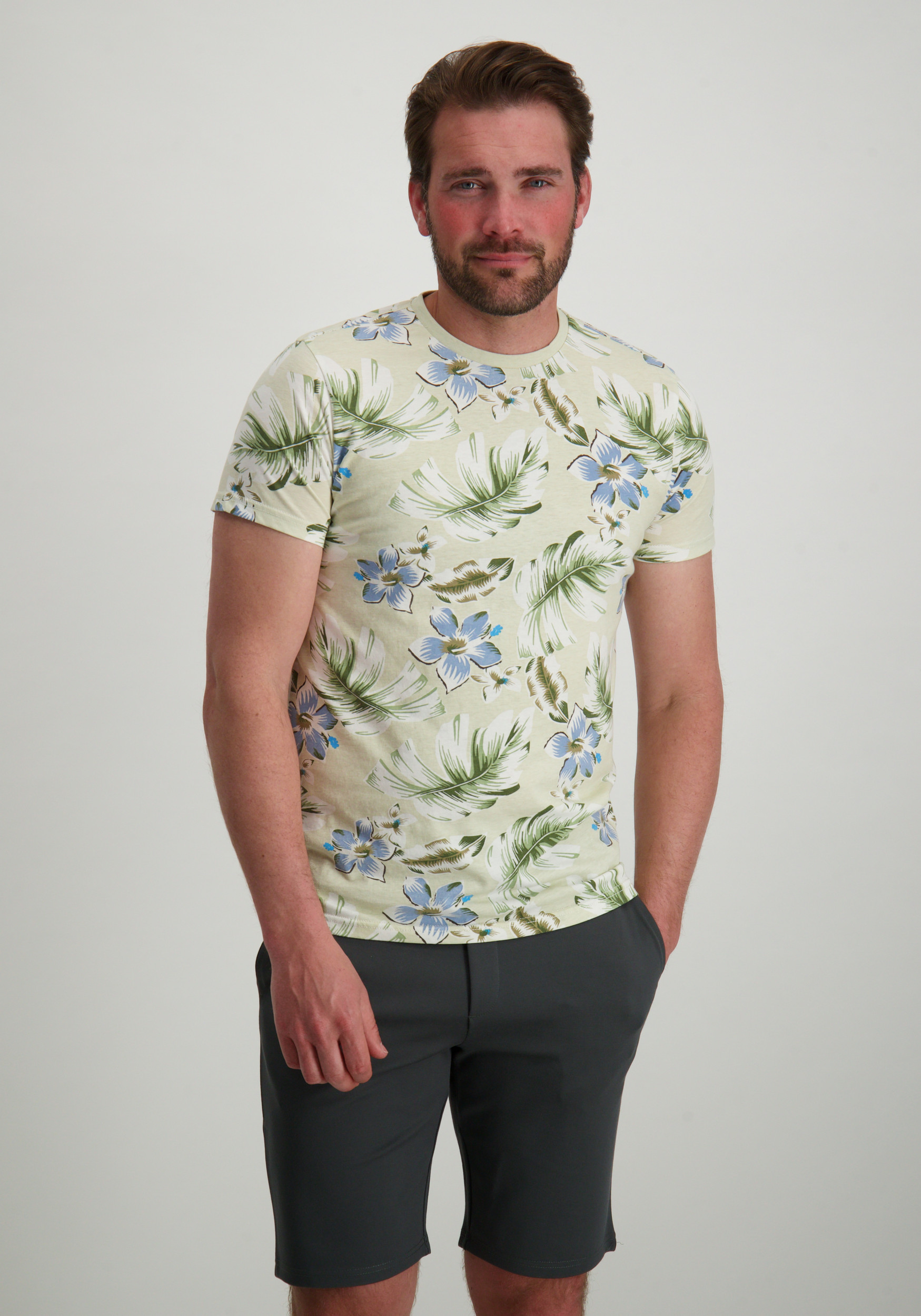 Petrol T-shirt M-1050-TSR655 Beige