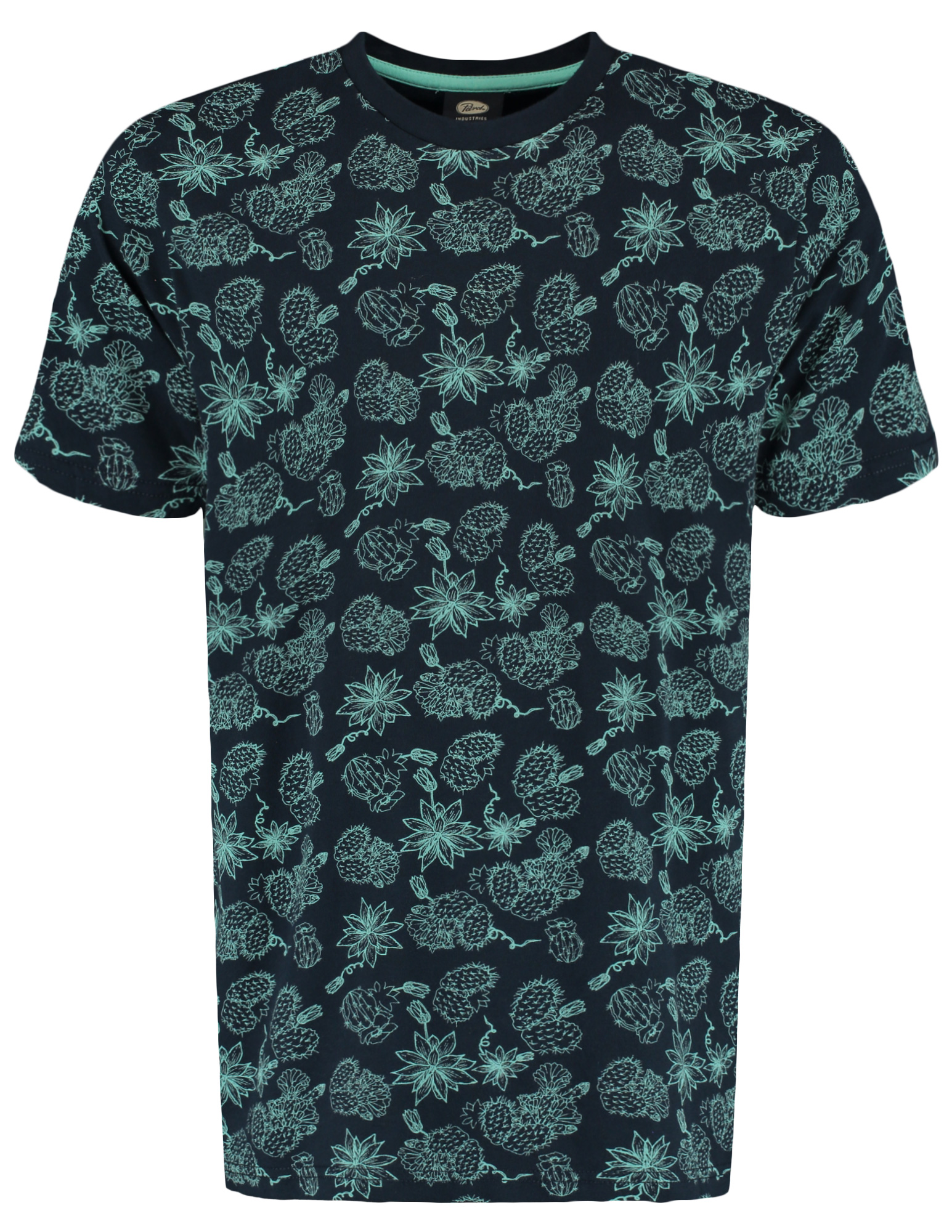 Petrol T-shirt M-1060-TSR264 Donker blauw