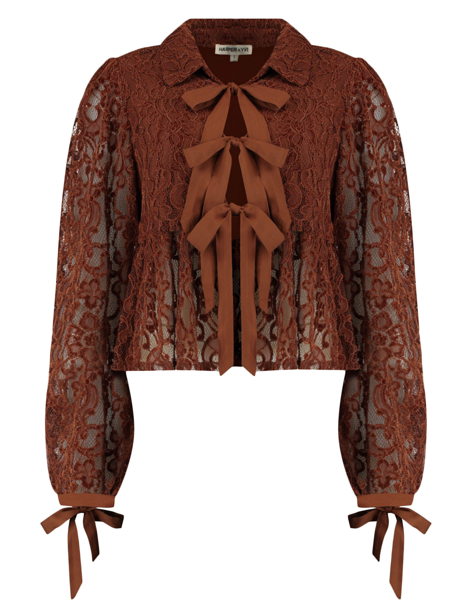 Harper & Yve Blouse Maral SS6P602 Bruin