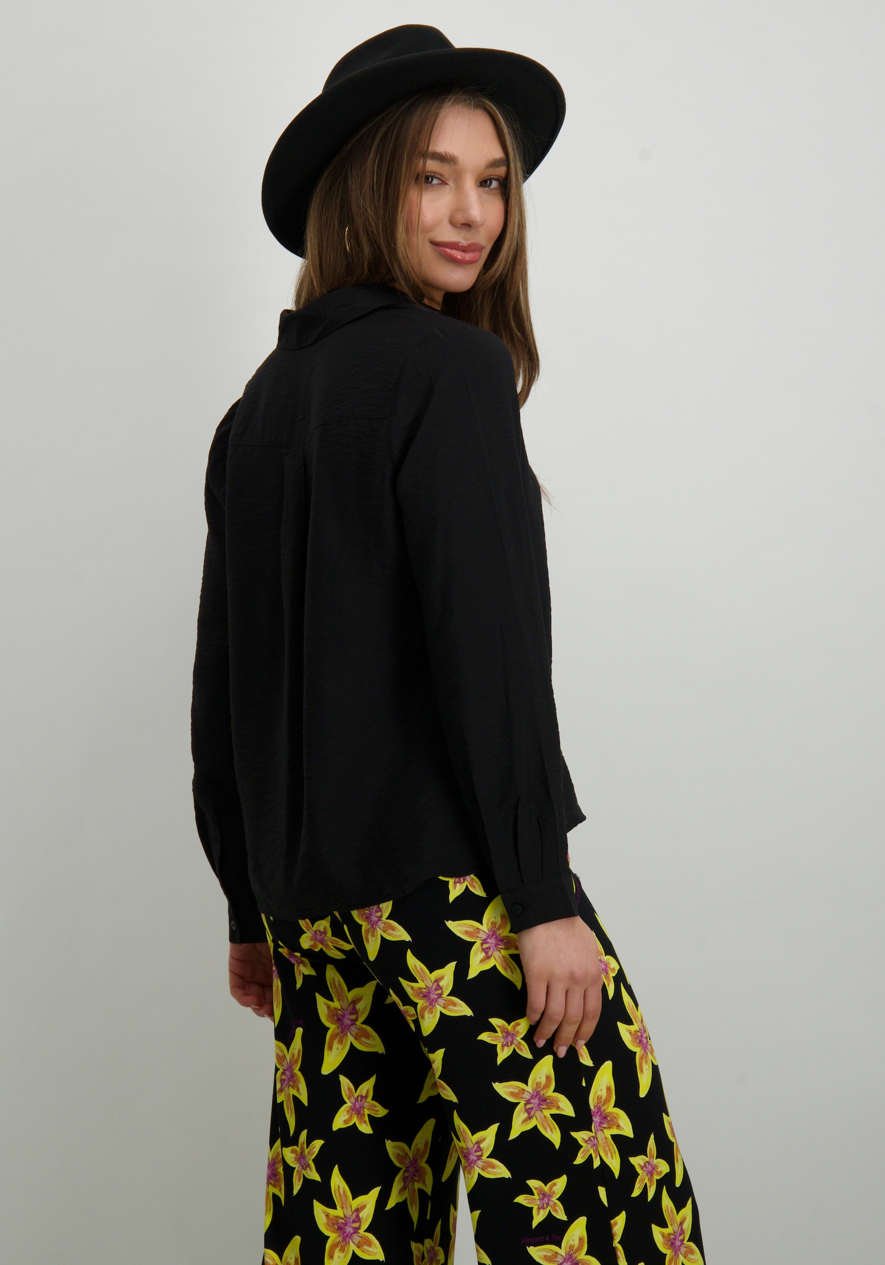 Jacqueline de jonge Blouse Camille 15339012 Zwart
