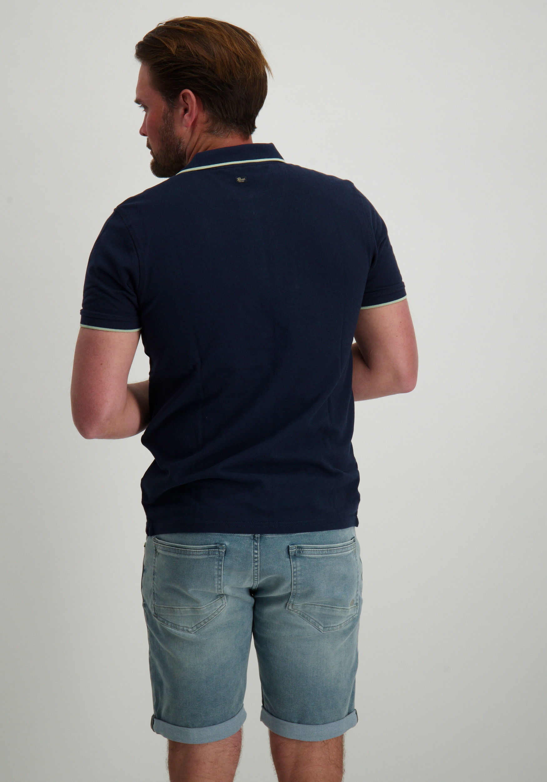 Petrol Polo korte mouwen M-1050-POL107 Donker blauw