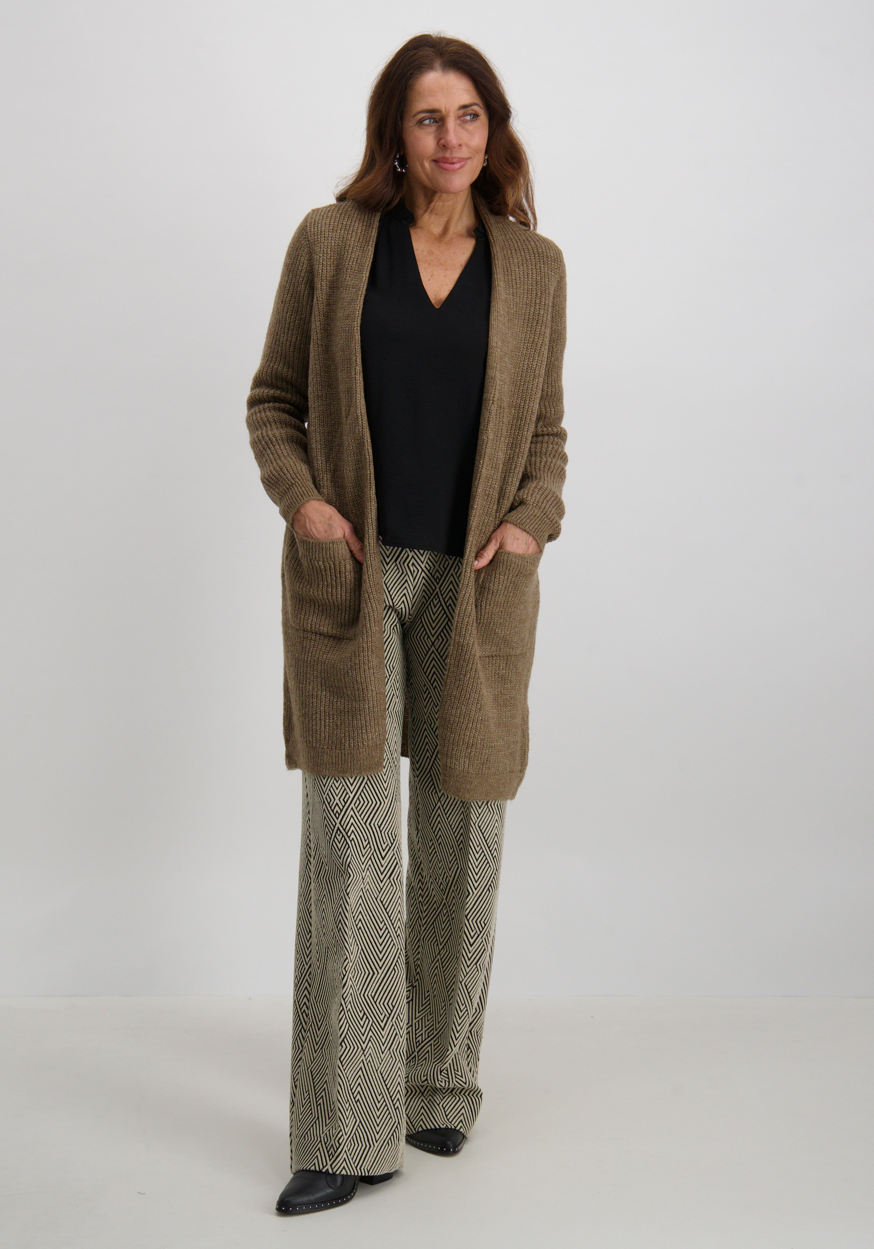 Only Lang vest Jade 15179815 Licht bruin