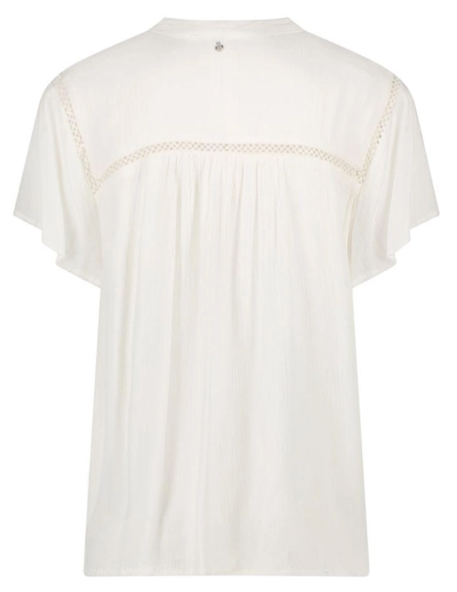 Tramontana Blouse korte mouw A01-16-302 Wolwit-ecru