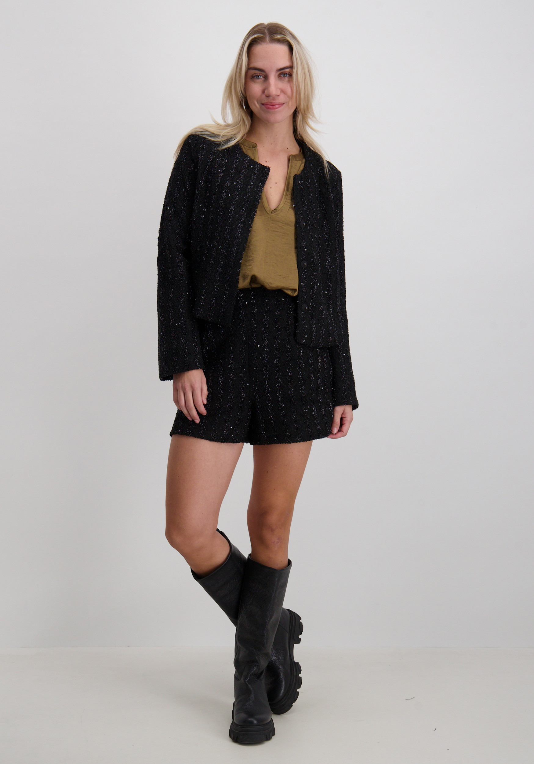 Ichi Short Ninky 20124815 Zwart